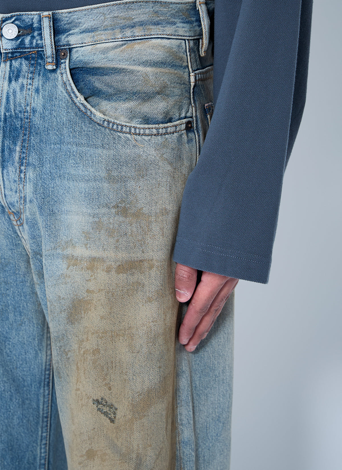 Acne Studios Men 2021M Distressed Jeans ACNE STUDIOS