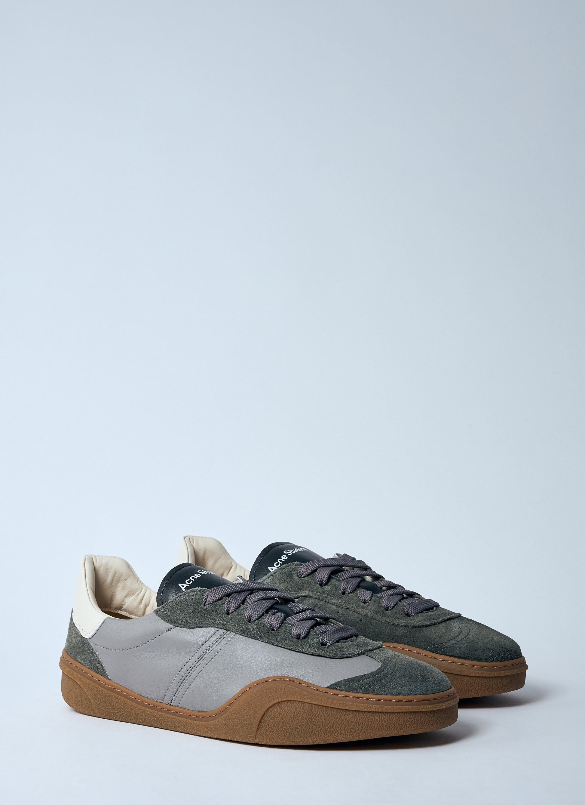 Acne Studios Men Leather Low-Top Sneakers ACNE STUDIOS