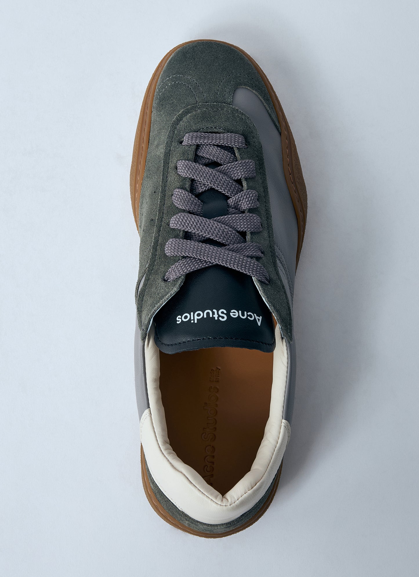 Acne Studios Men Leather Low-Top Sneakers ACNE STUDIOS