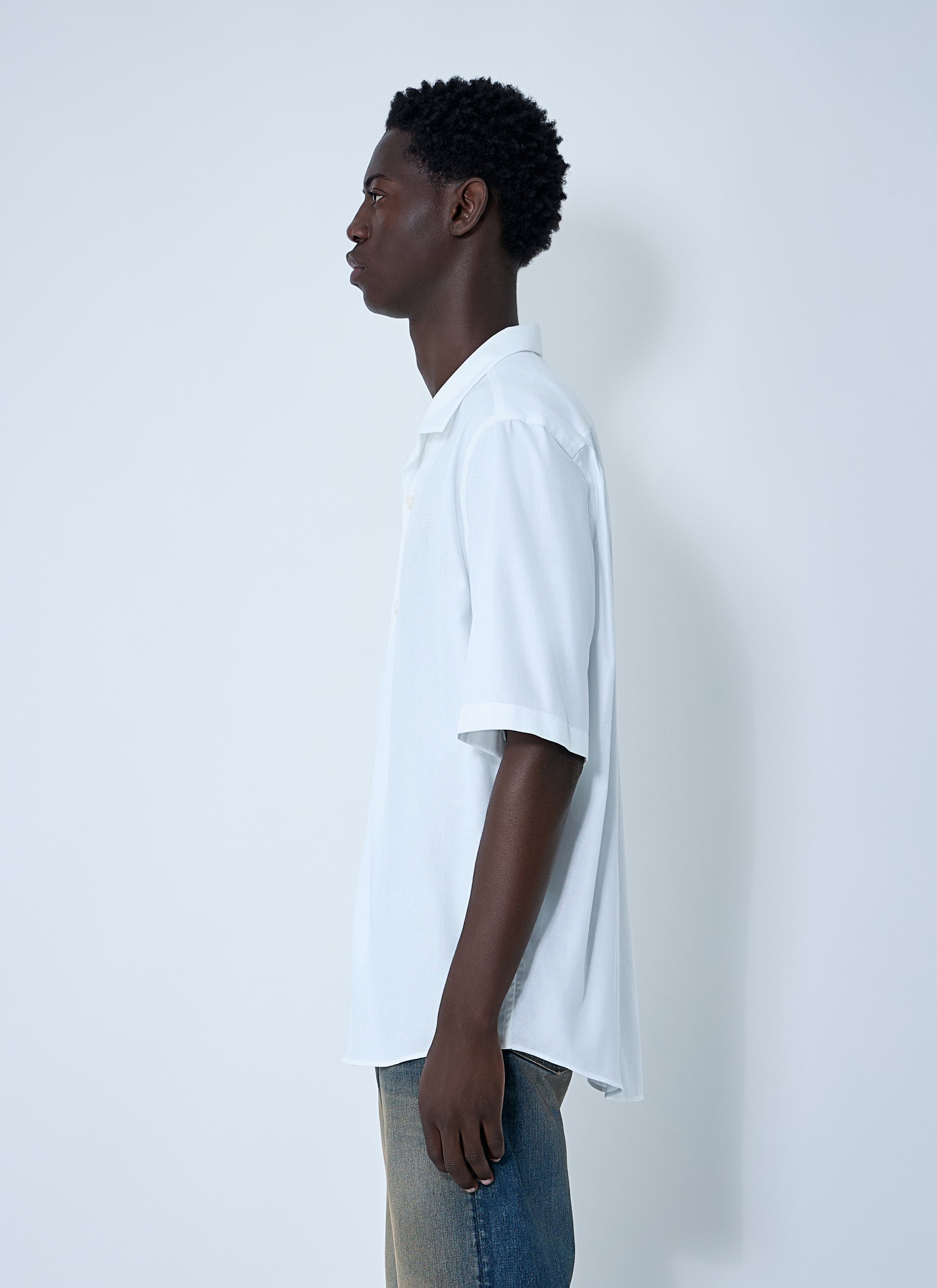 Acne Studios Men Logo Embroidery Shirt ACNE STUDIOS