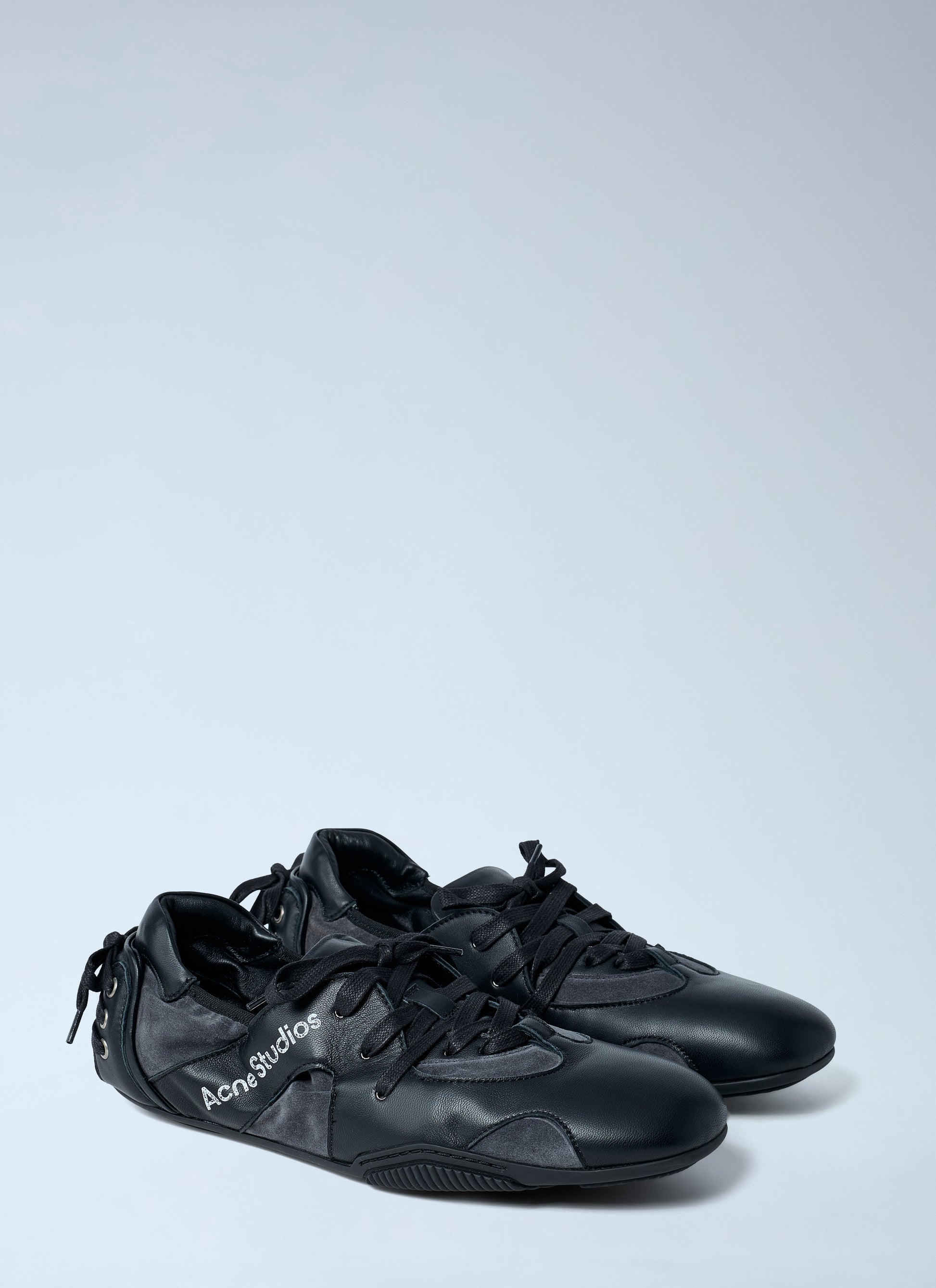 Acne Studios Men Leather Lace-Up Sneakers ACNE STUDIOS