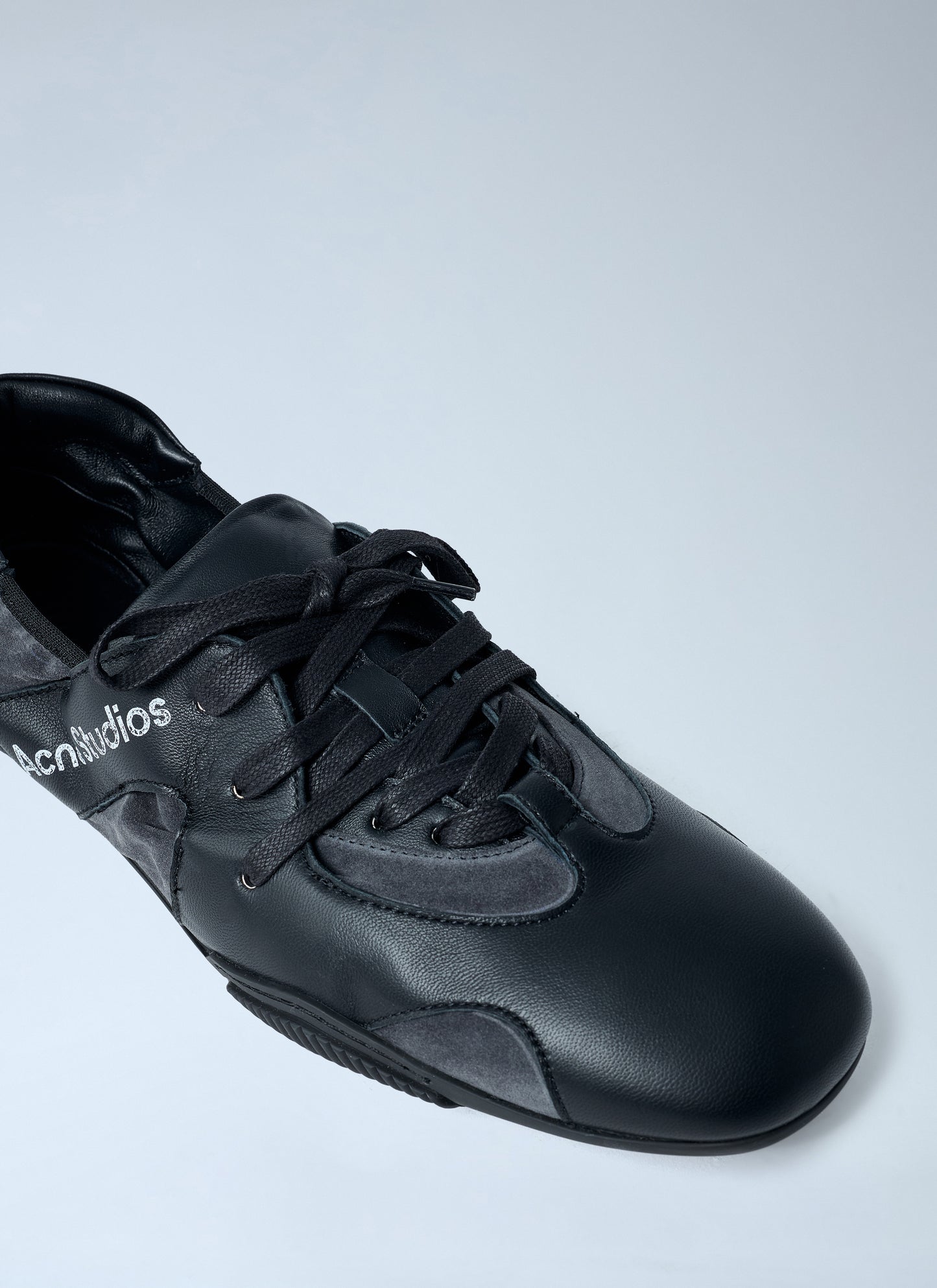 Acne Studios Men Leather Lace-Up Sneakers ACNE STUDIOS