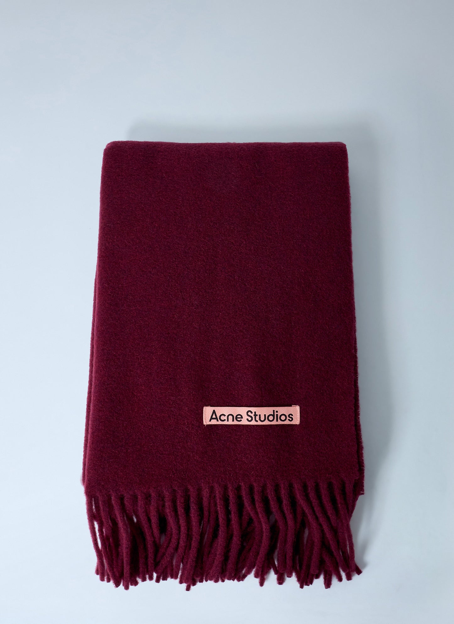 Acne Studios Men Fringe Wool Scarf ACNE STUDIOS
