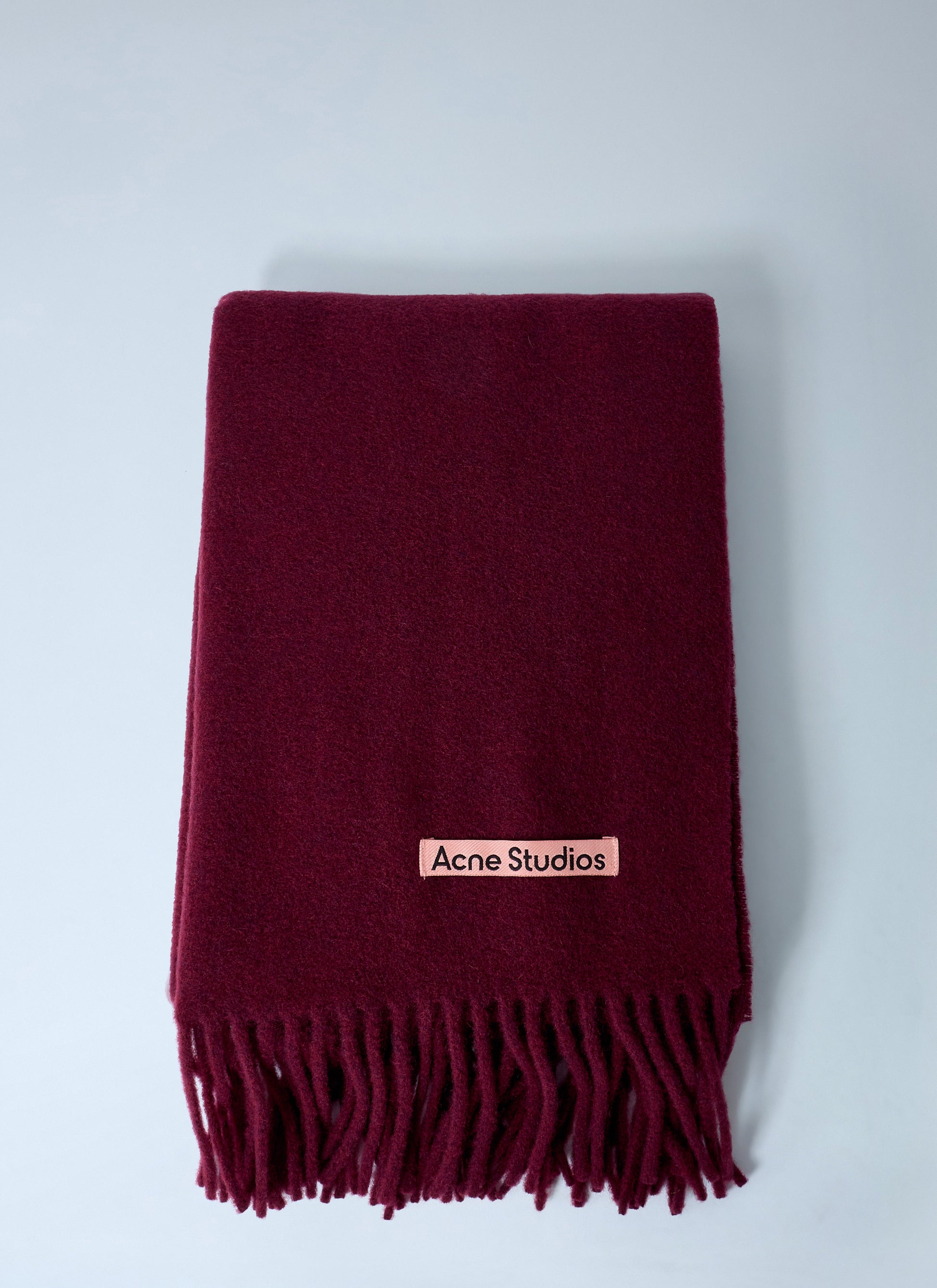 Acne Studios Men Fringe Wool Scarf ACNE STUDIOS