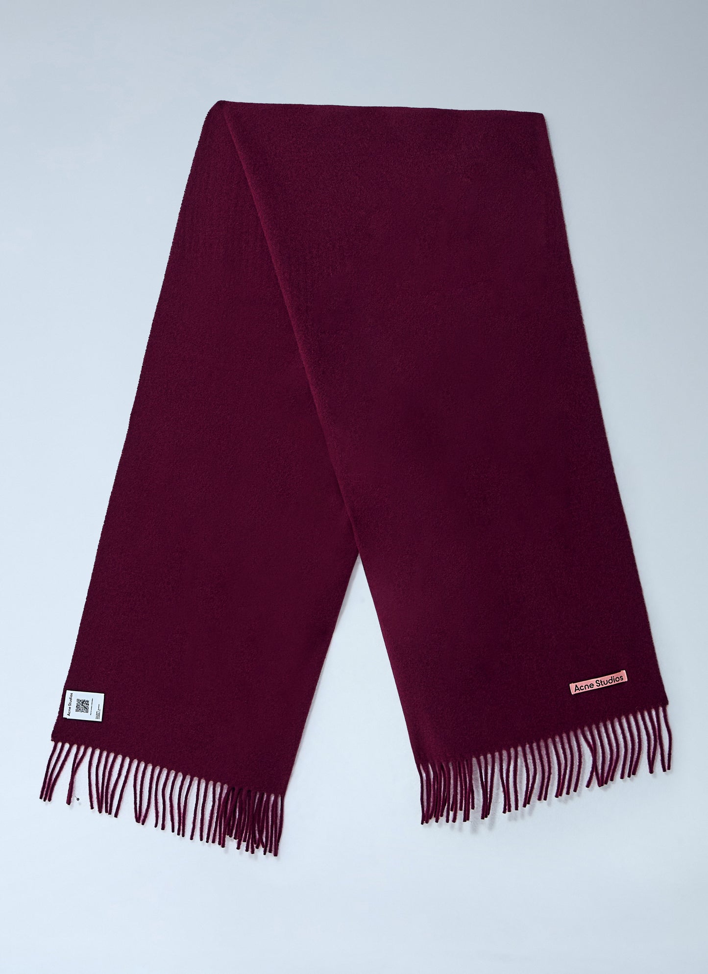 Acne Studios Men Fringe Wool Scarf ACNE STUDIOS