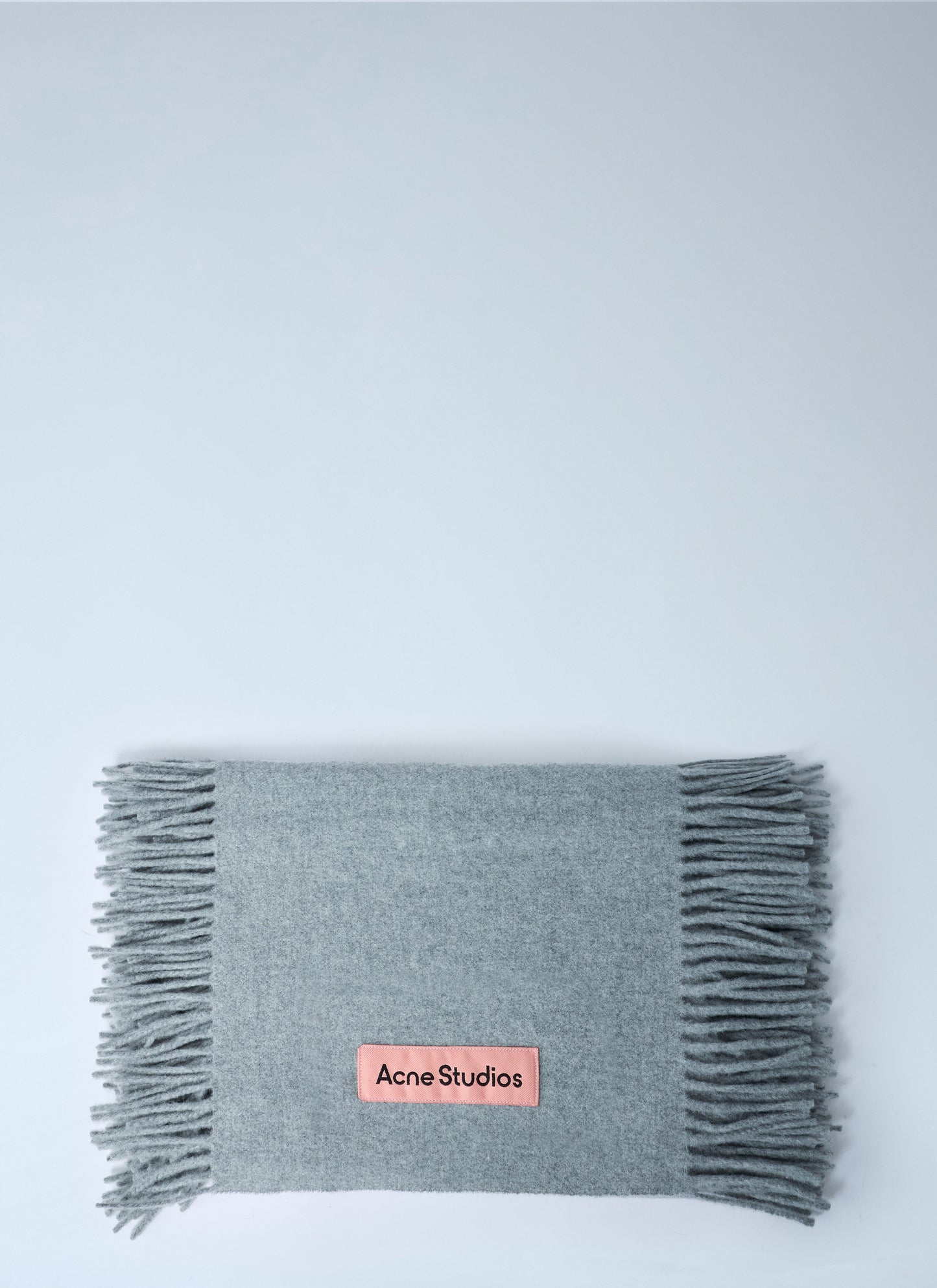 Acne Studios Men Fringe Wool Scarf ACNE STUDIOS