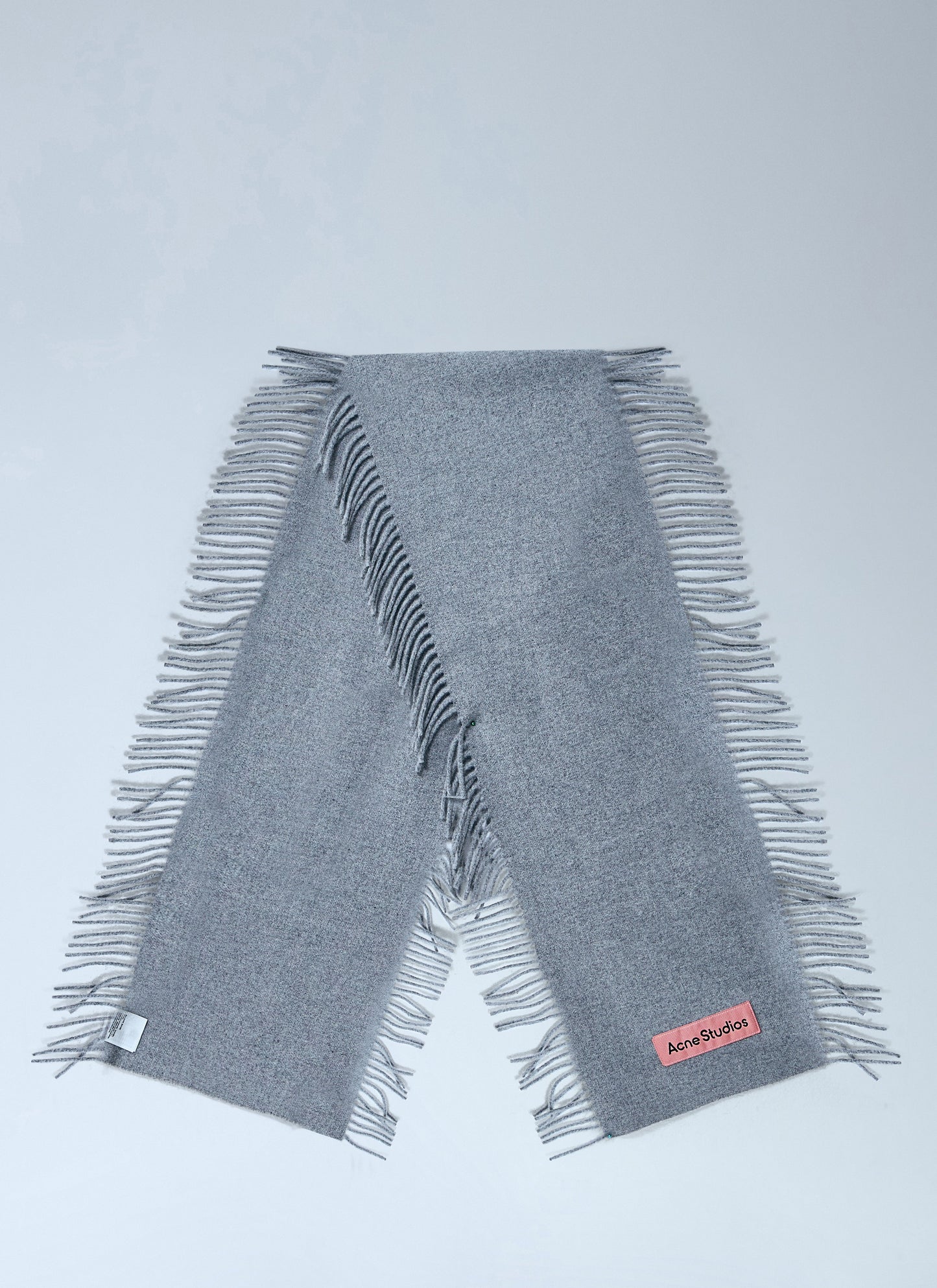 Acne Studios Men Fringe Wool Scarf ACNE STUDIOS