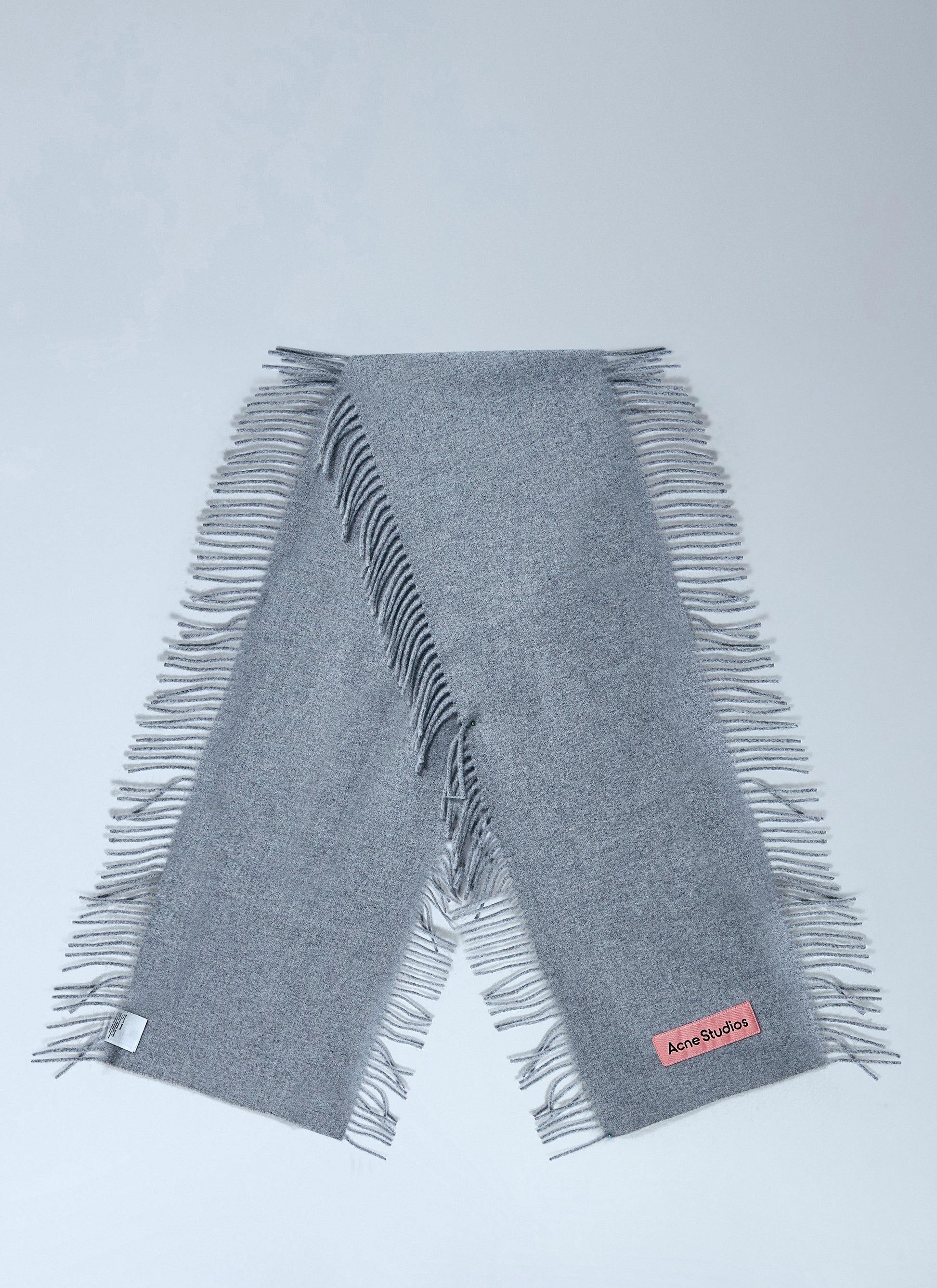 Acne Studios Men Fringe Wool Scarf ACNE STUDIOS