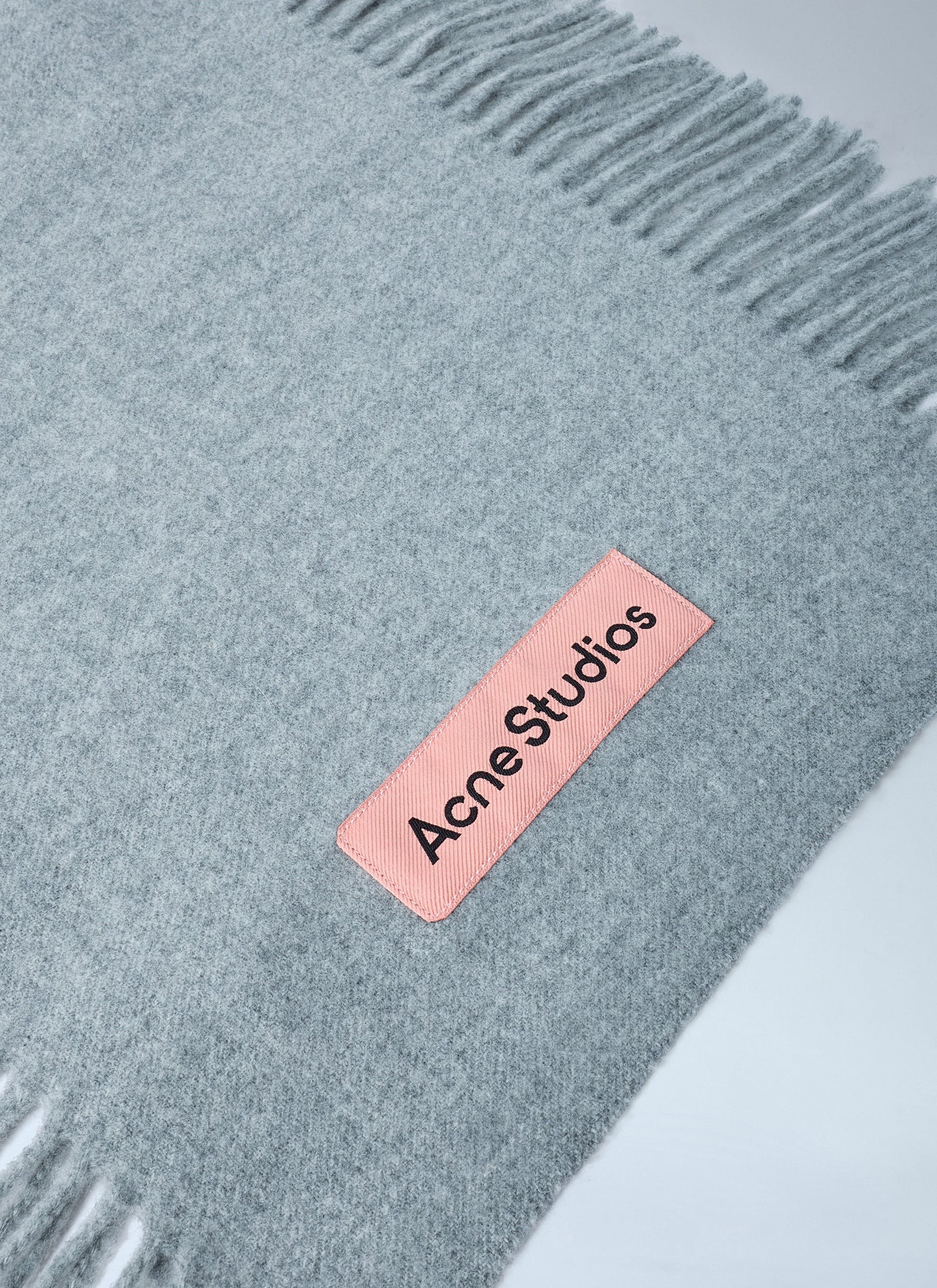 Acne Studios Men Fringe Wool Scarf ACNE STUDIOS