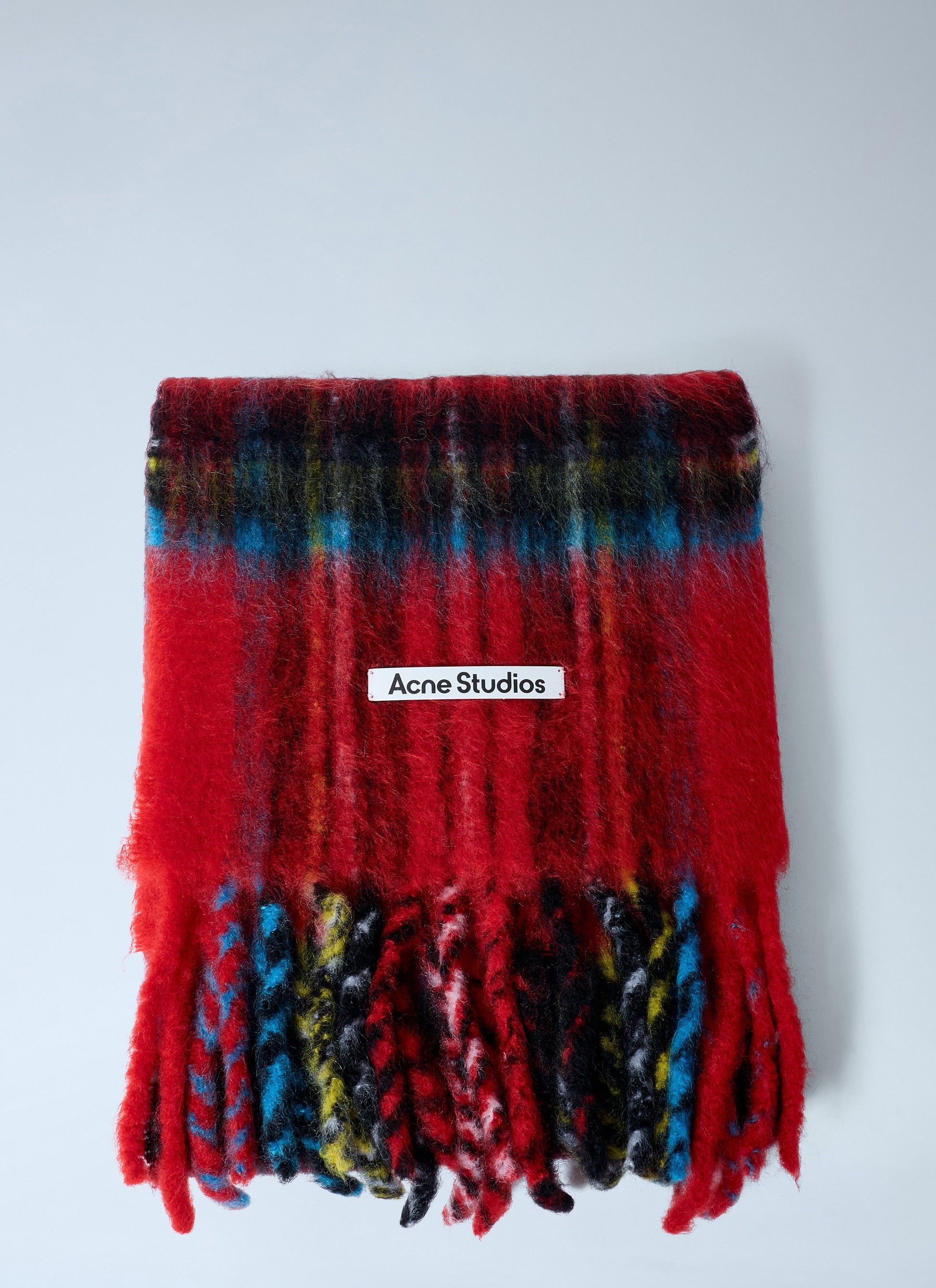 Acne Studios Men Mohair Checked Scarf ACNE STUDIOS
