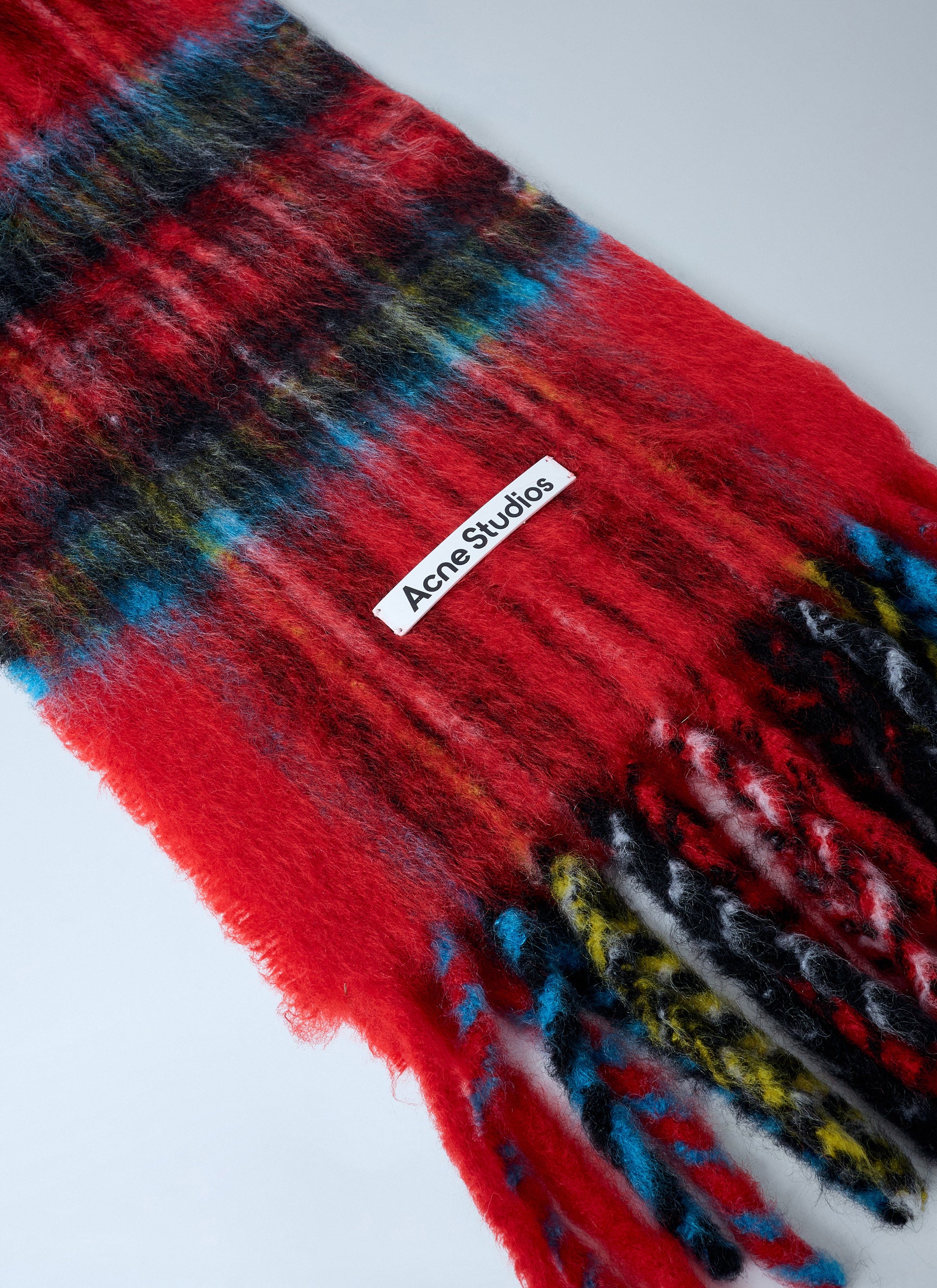 Acne Studios Men Mohair Checked Scarf ACNE STUDIOS