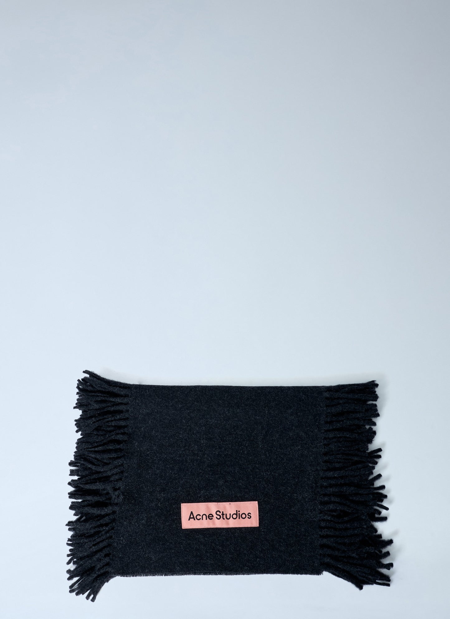 Acne Studios Men Fringe Wool Scarf ACNE STUDIOS