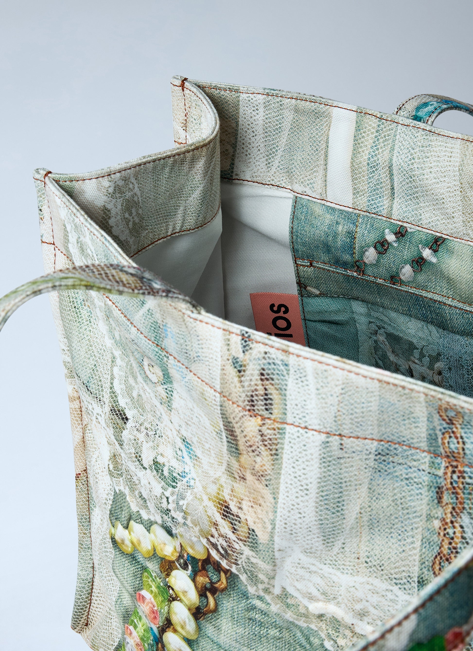 Acne Studios Men Logo Print Tote Bag ACNE STUDIOS