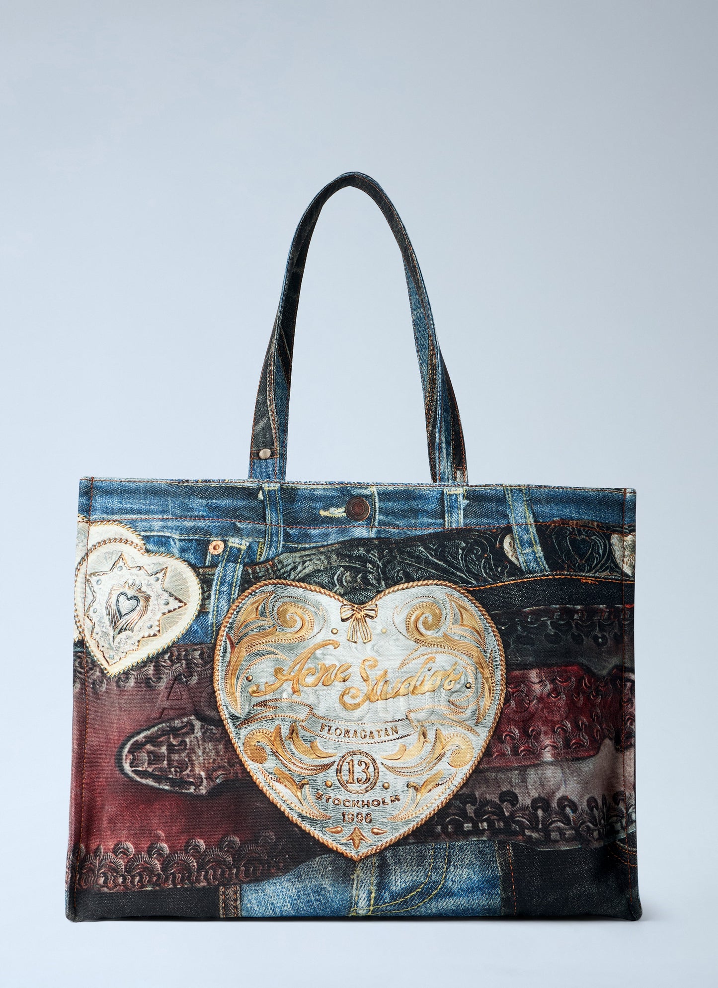 Acne Studios Men Logo Shoulder Tote Bag ACNE STUDIOS