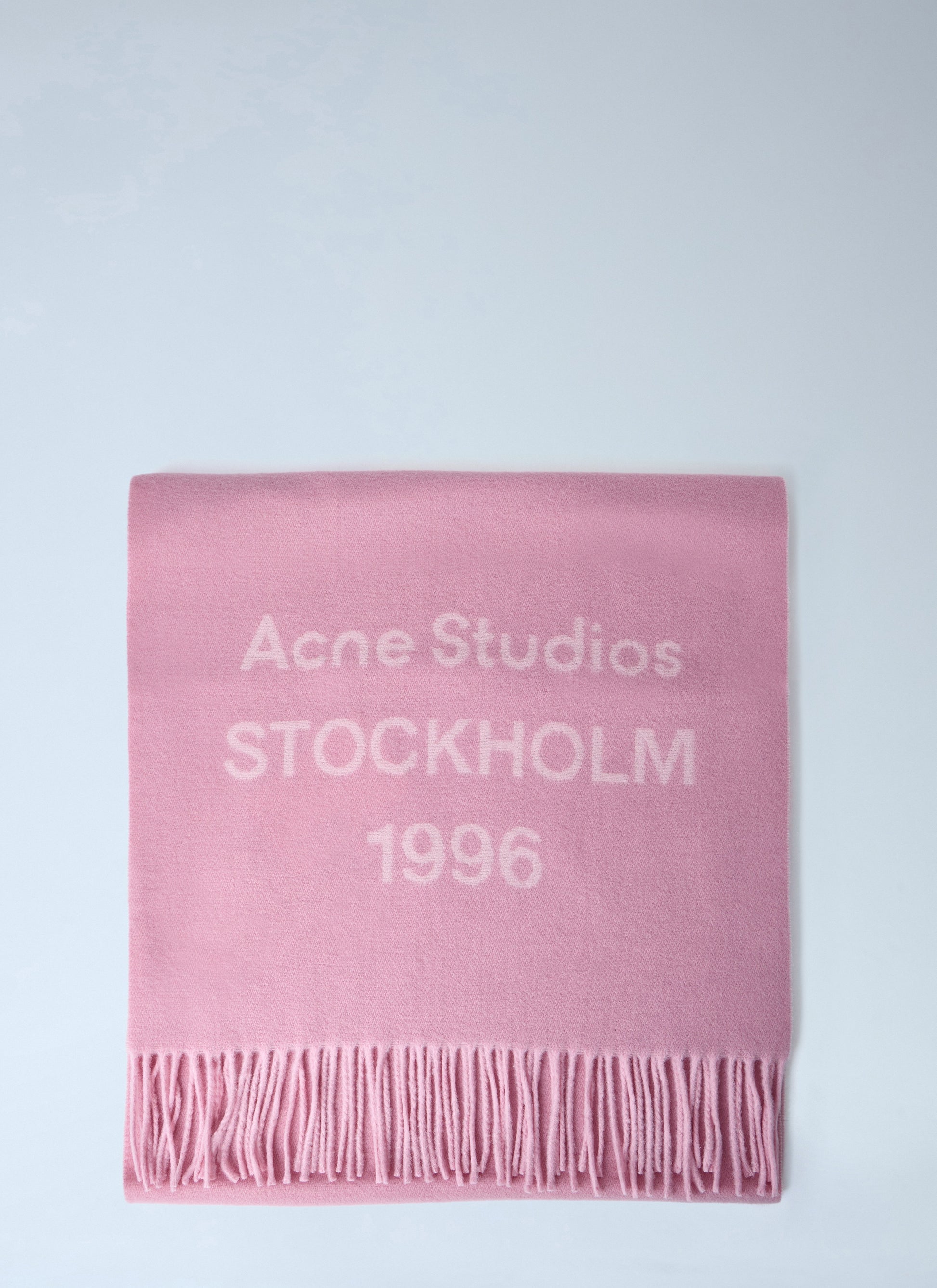 Acne Studios Men Wool Fringe Scarf ACNE STUDIOS