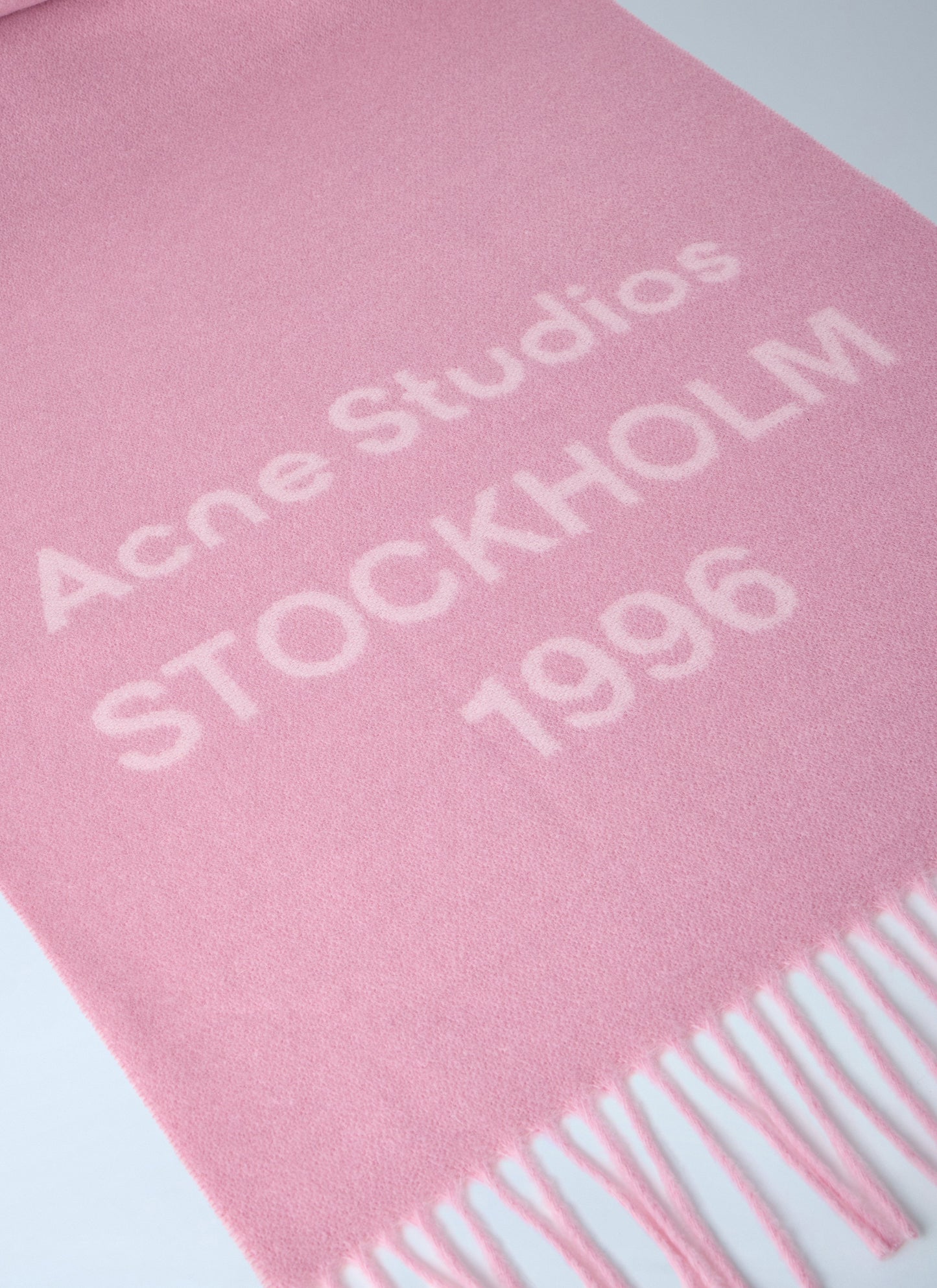 Acne Studios Men Wool Fringe Scarf ACNE STUDIOS