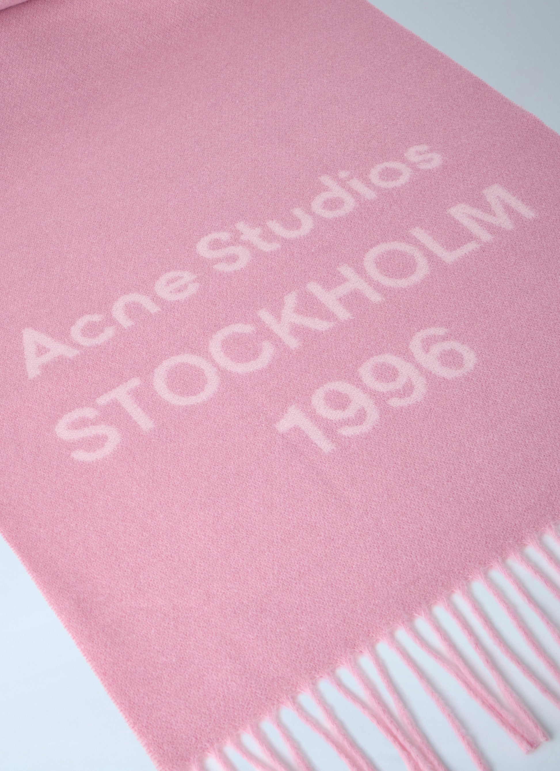 Acne Studios Men Wool Fringe Scarf ACNE STUDIOS