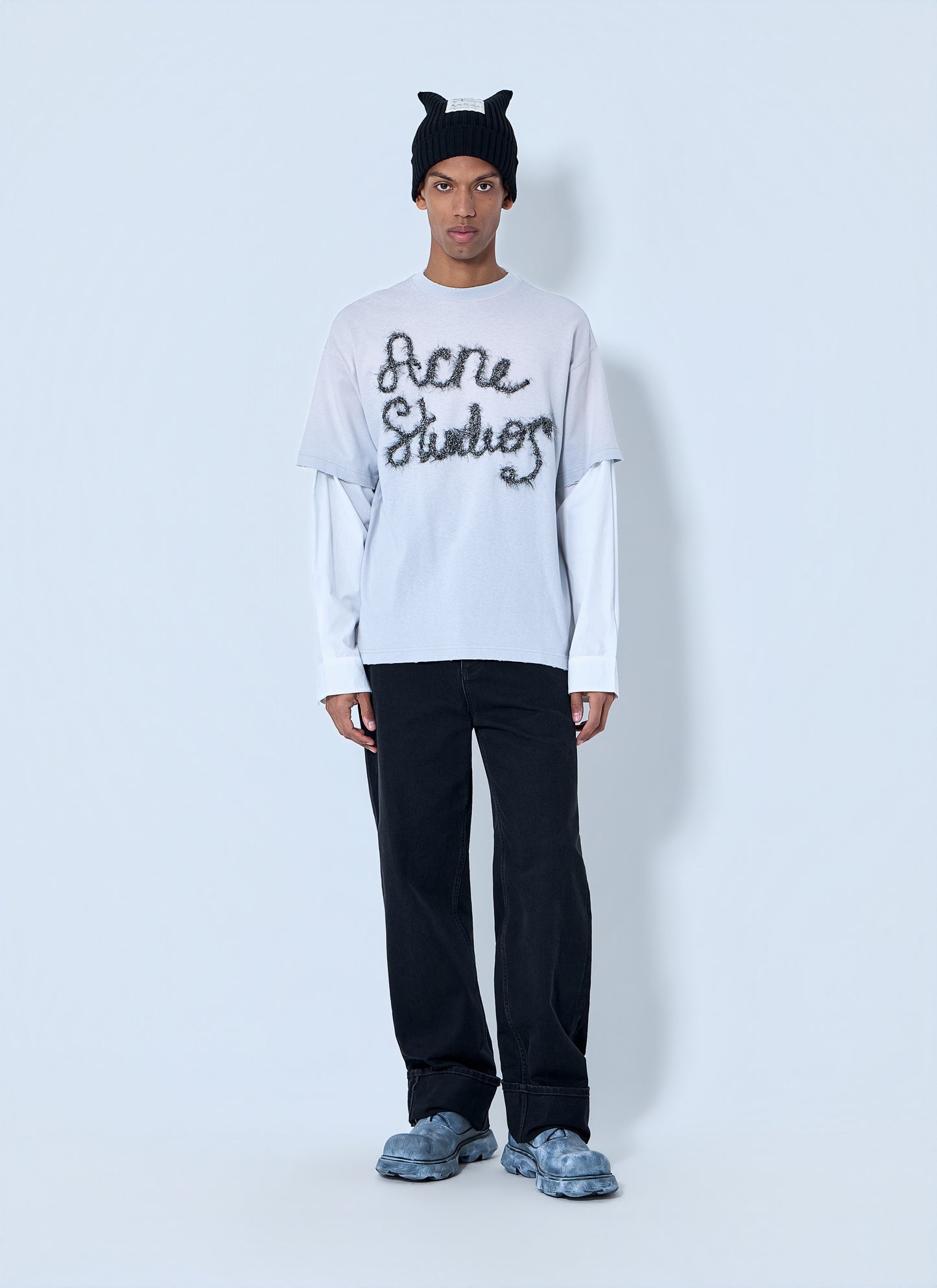 Acne Studios Men Layered Logo T-Shirt ACNE STUDIOS