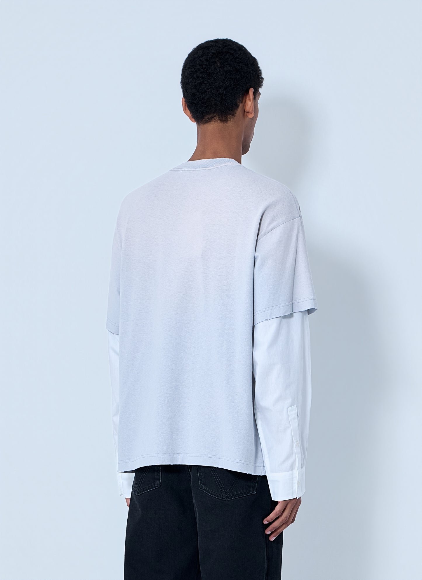Acne Studios Men Layered Logo T-Shirt ACNE STUDIOS