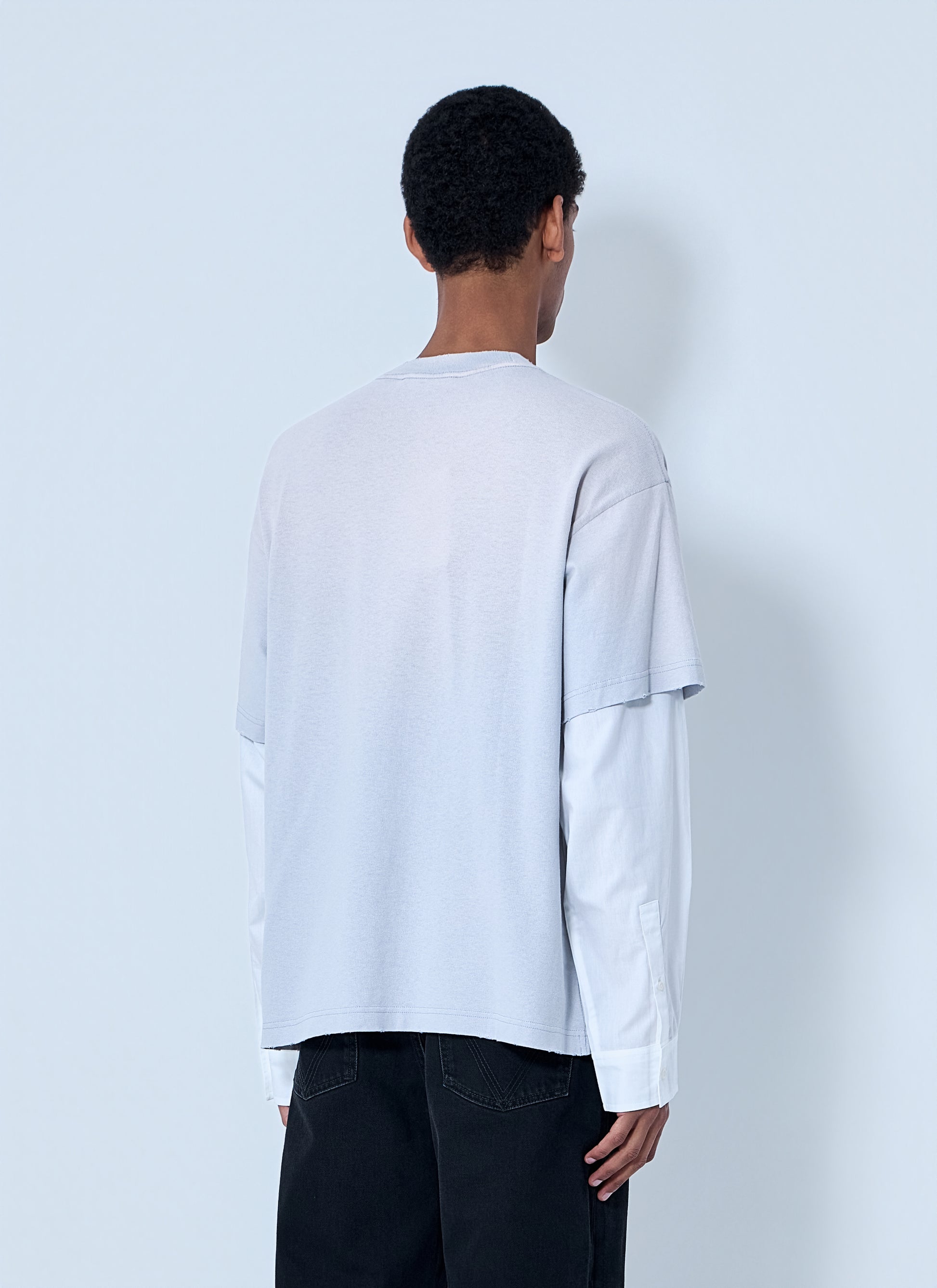 Acne Studios Men Layered Logo T-Shirt ACNE STUDIOS
