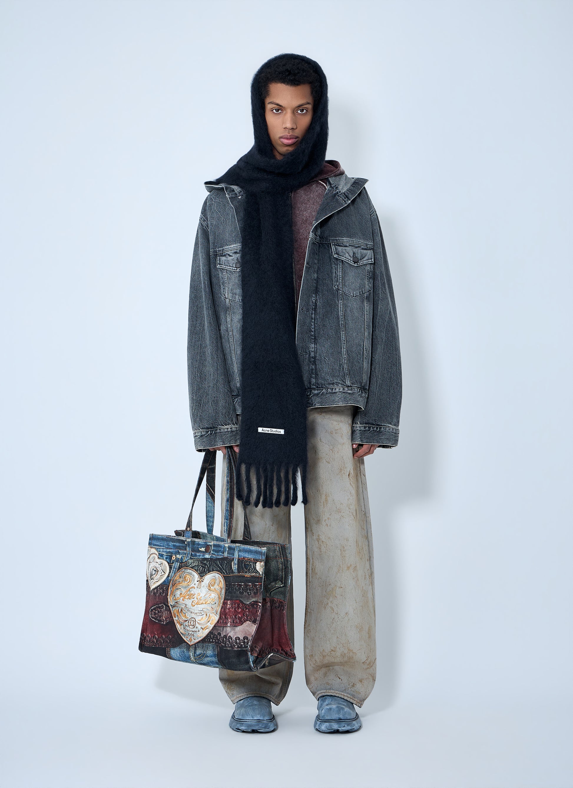 Acne Studios Men Hooded Denim Jacket ACNE STUDIOS
