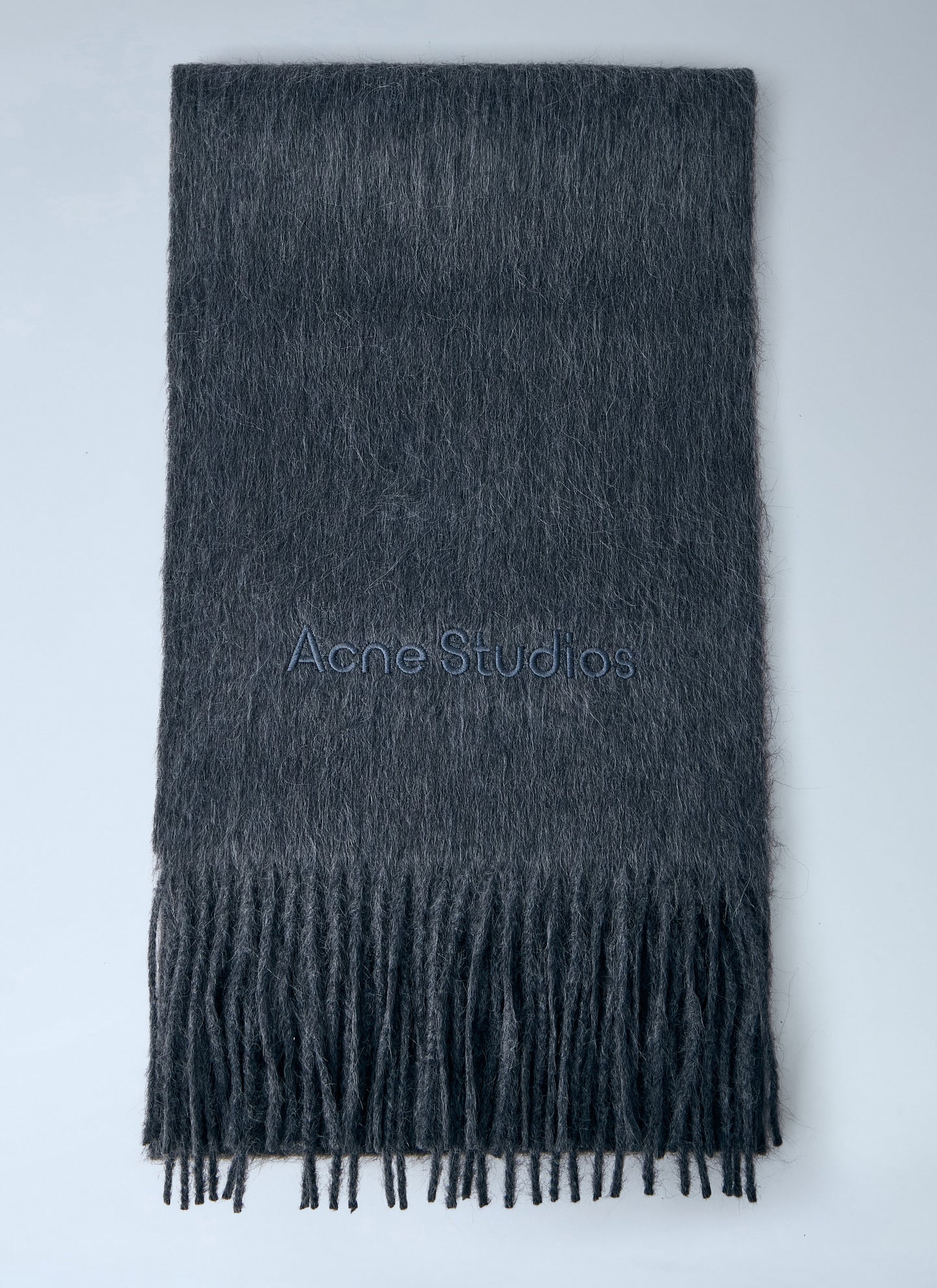 Acne Studios Men Logo Wool Scarf ACNE STUDIOS