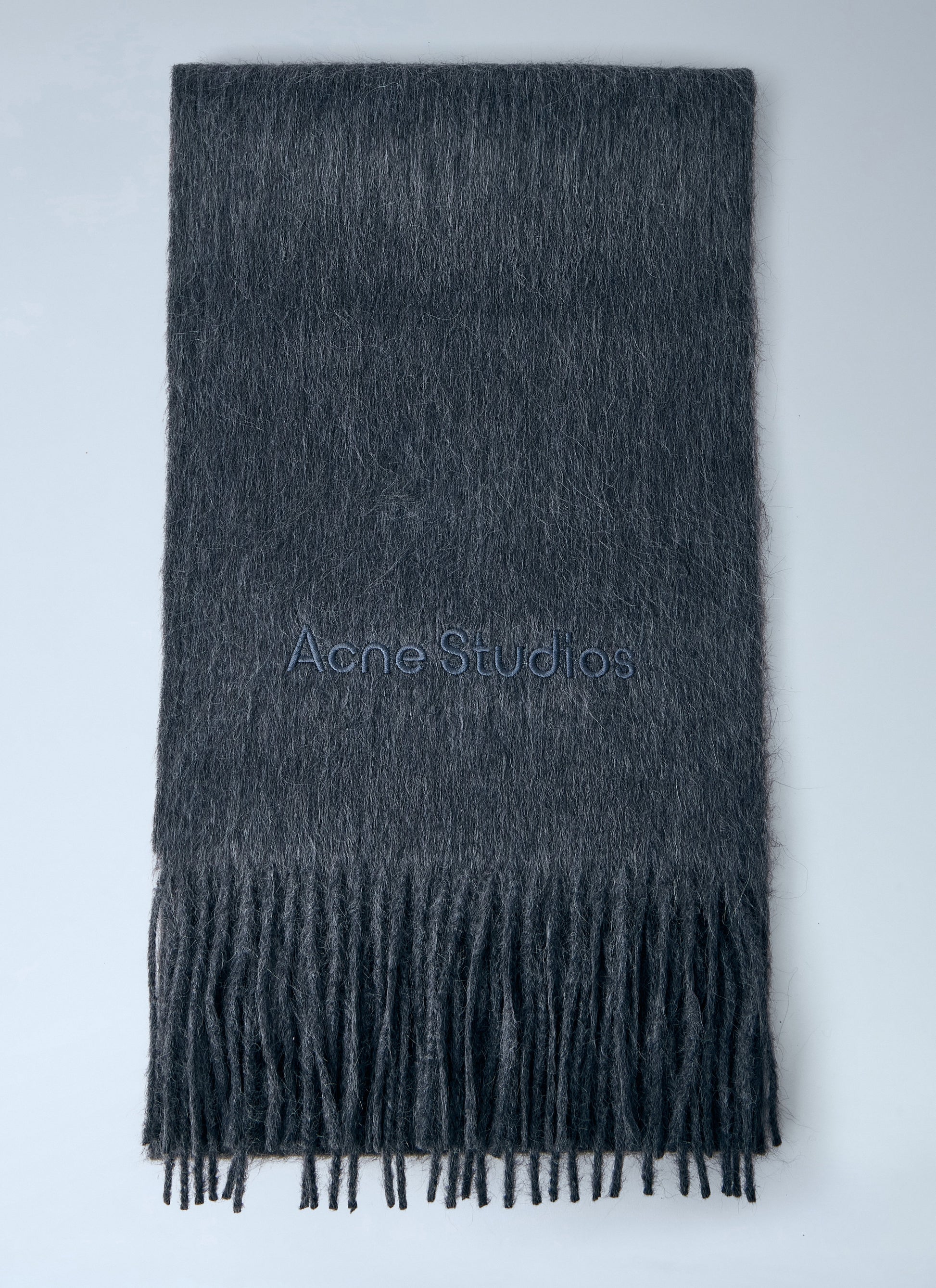 Acne Studios Men Logo Wool Scarf ACNE STUDIOS