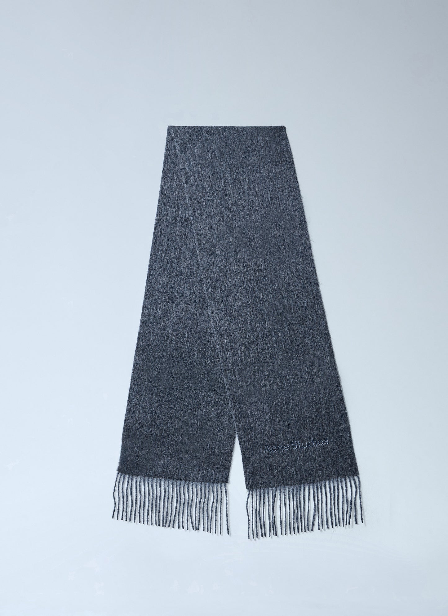 Acne Studios Men Logo Wool Scarf ACNE STUDIOS