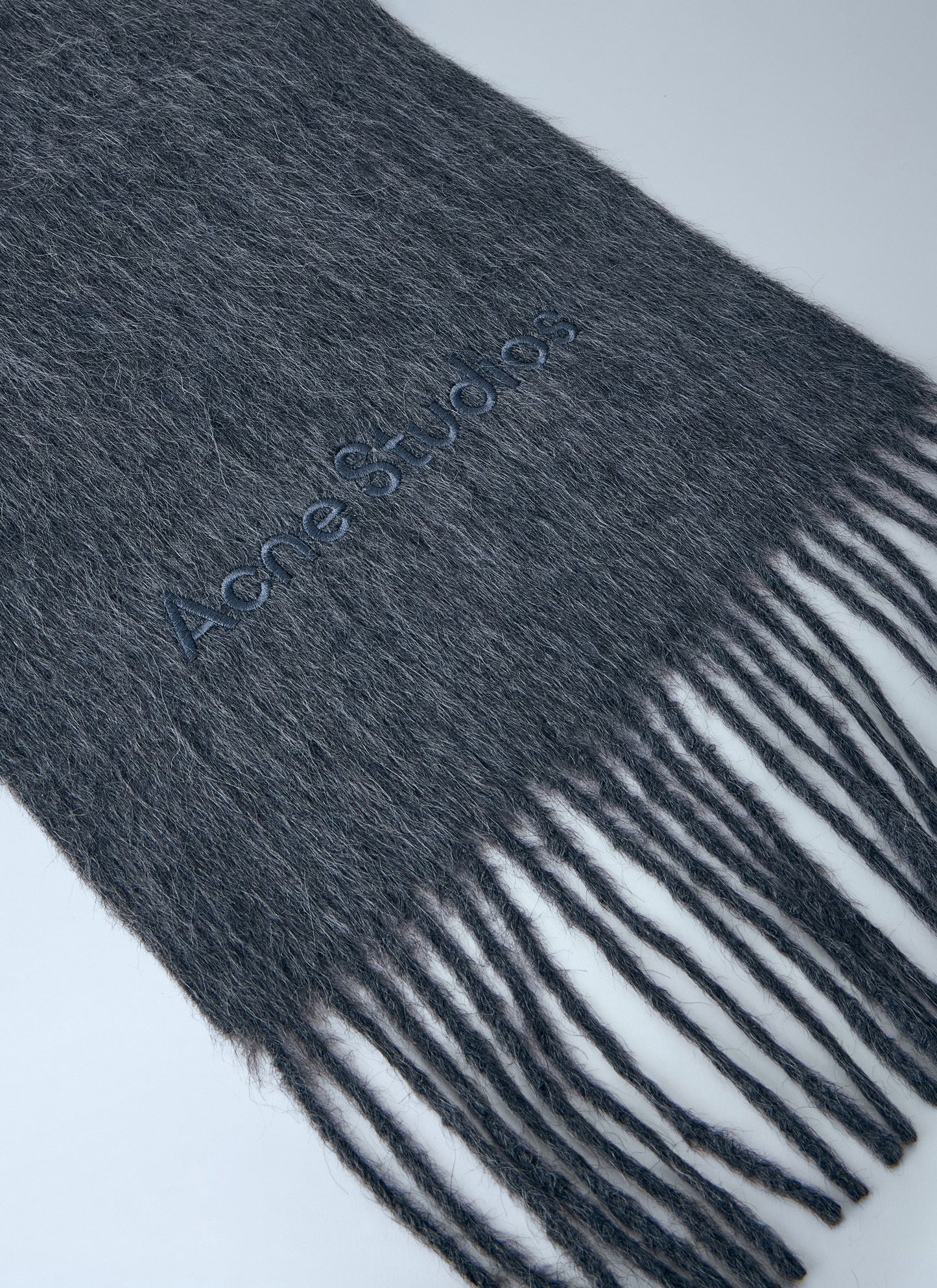 Acne Studios Men Logo Wool Scarf ACNE STUDIOS