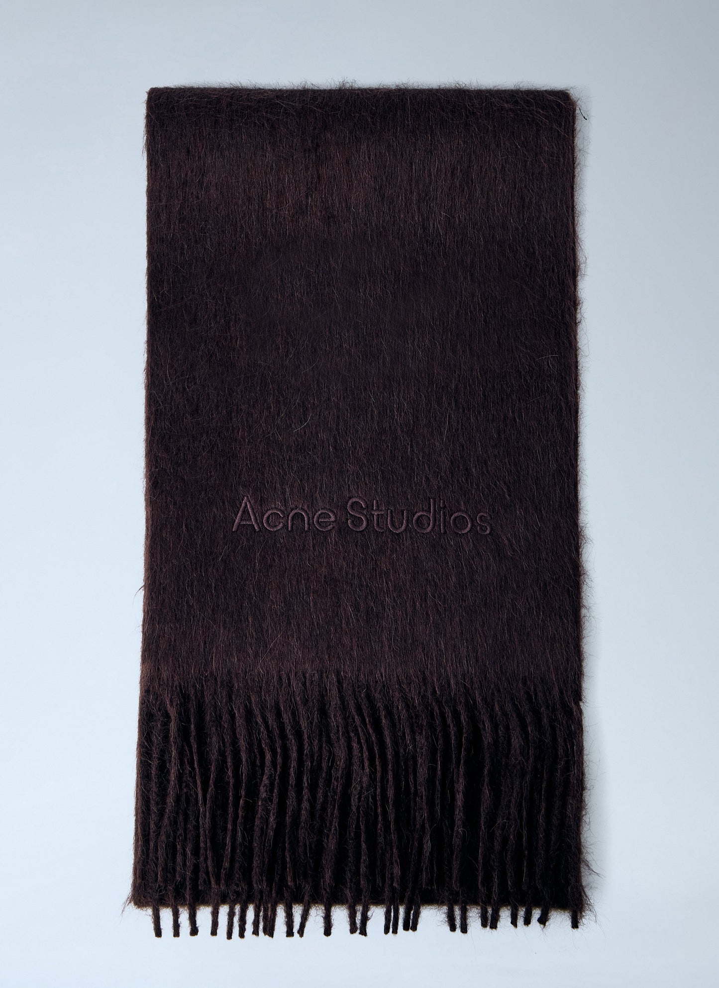 Acne Studios Men Logo Wool Scarf ACNE STUDIOS