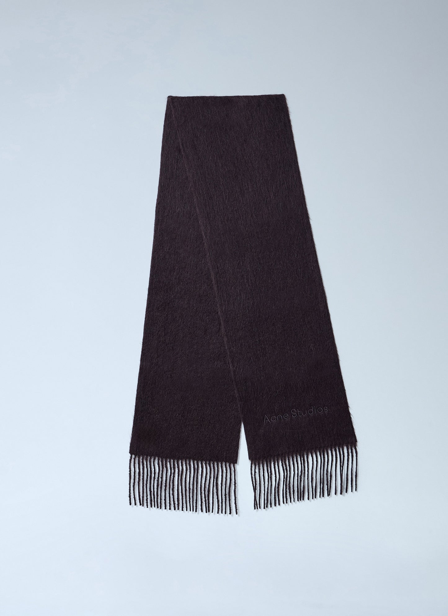 Acne Studios Men Logo Wool Scarf ACNE STUDIOS