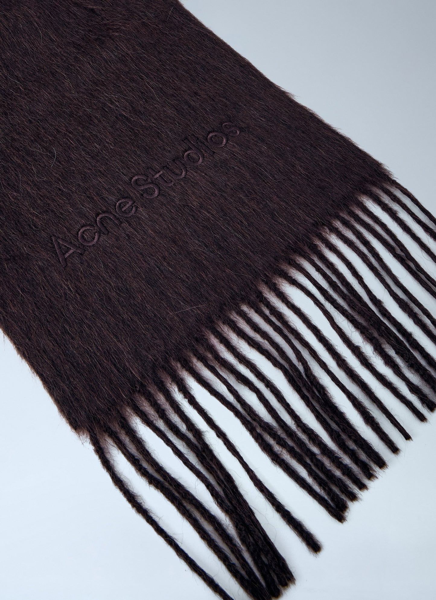 Acne Studios Men Logo Wool Scarf ACNE STUDIOS