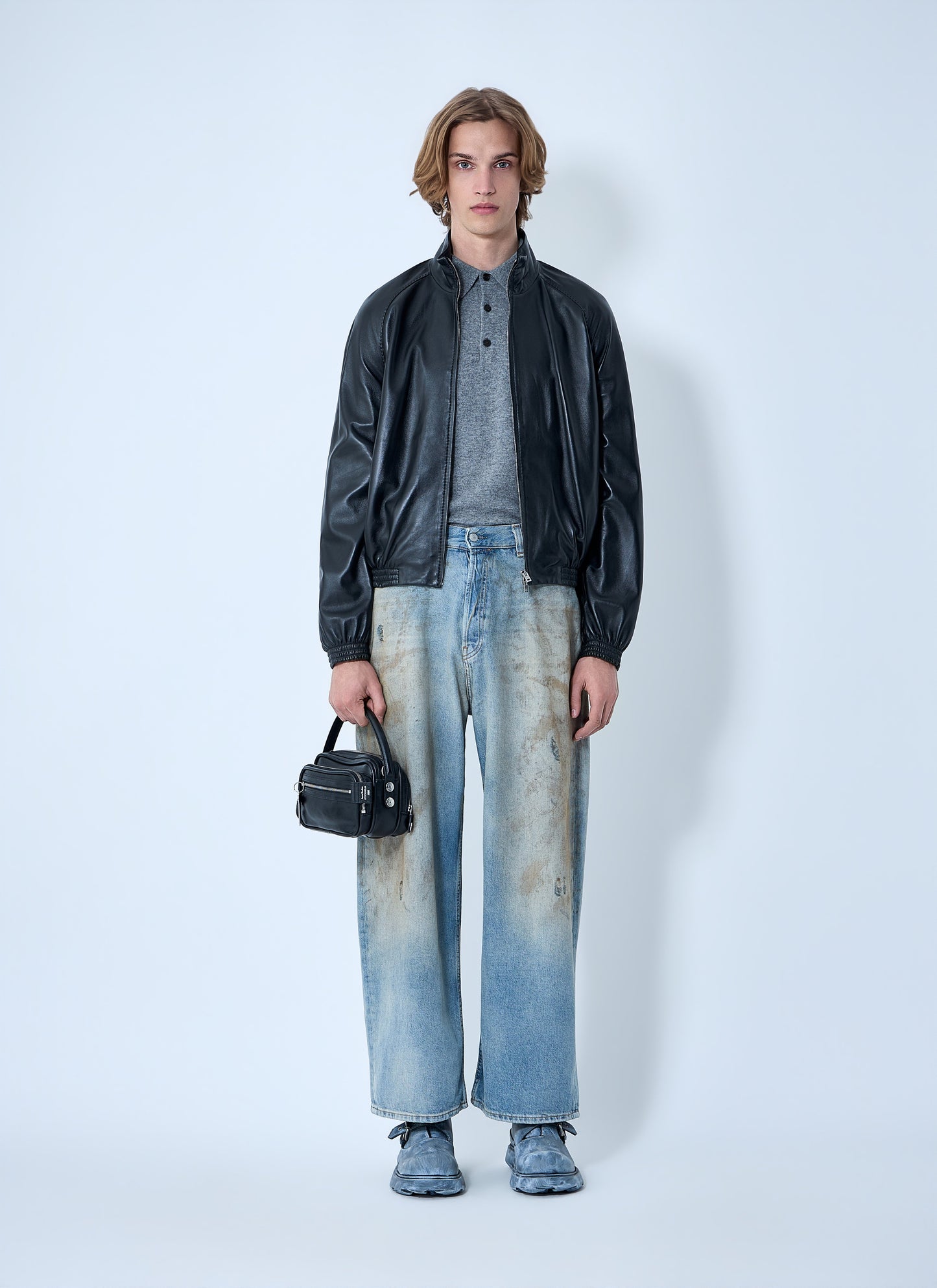 Acne Studios Men Leather Jacket ACNE STUDIOS