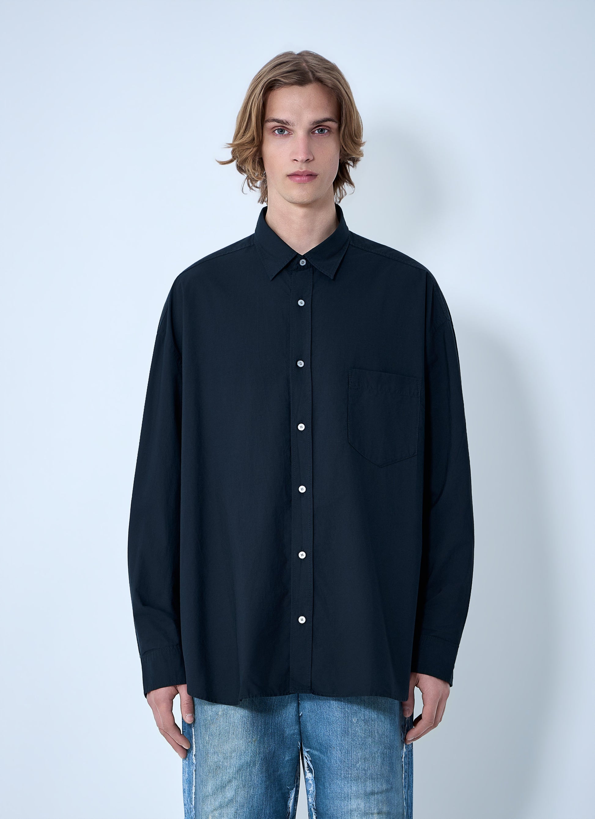 Acne Studios Men Check Button-Up Shirt ACNE STUDIOS
