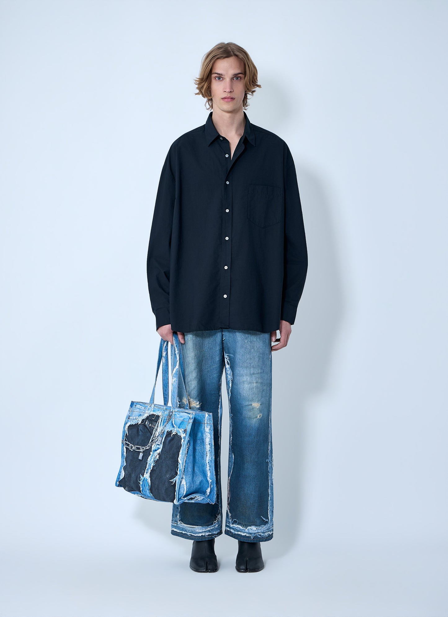 Acne Studios Men Check Button-Up Shirt ACNE STUDIOS