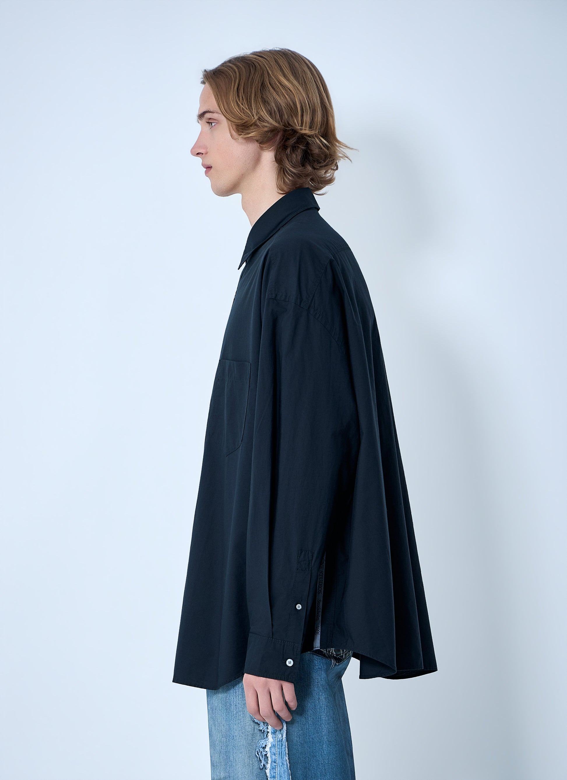 Acne Studios Men Check Button-Up Shirt ACNE STUDIOS