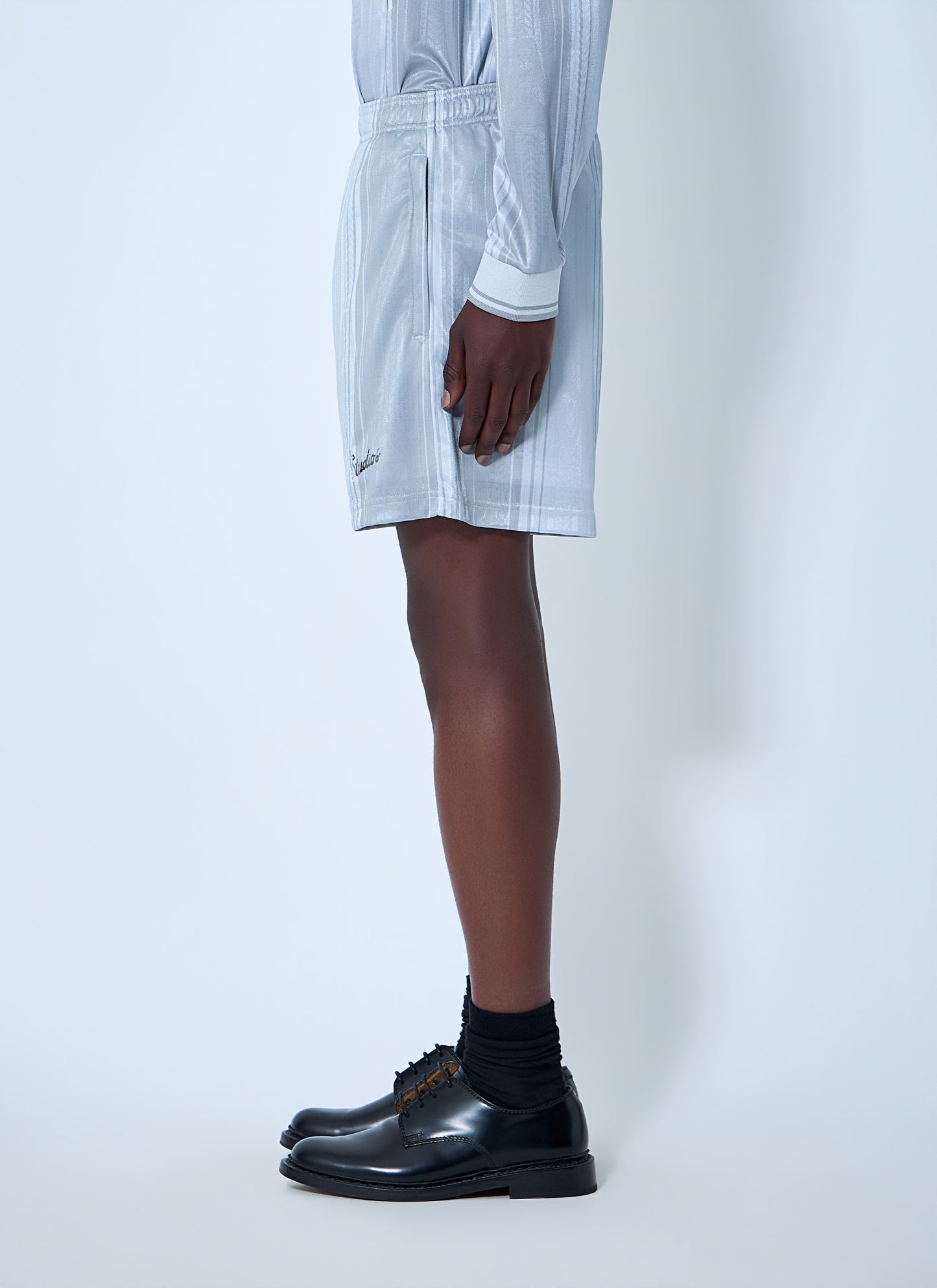 Acne Studios Men Striped Elasticated Shorts ACNE STUDIOS