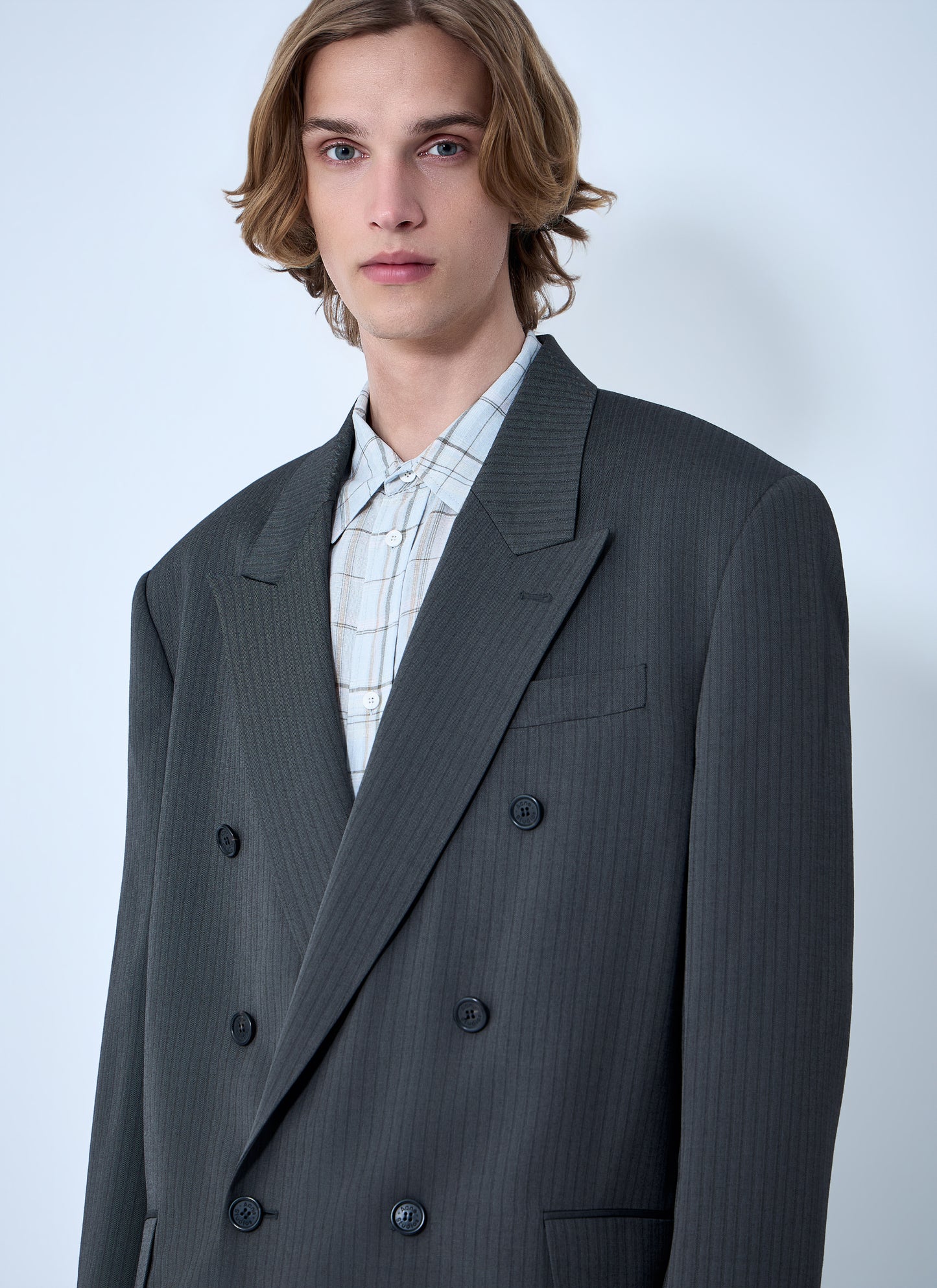 Acne Studios Men Double-Breasted Suit Jacket ACNE STUDIOS