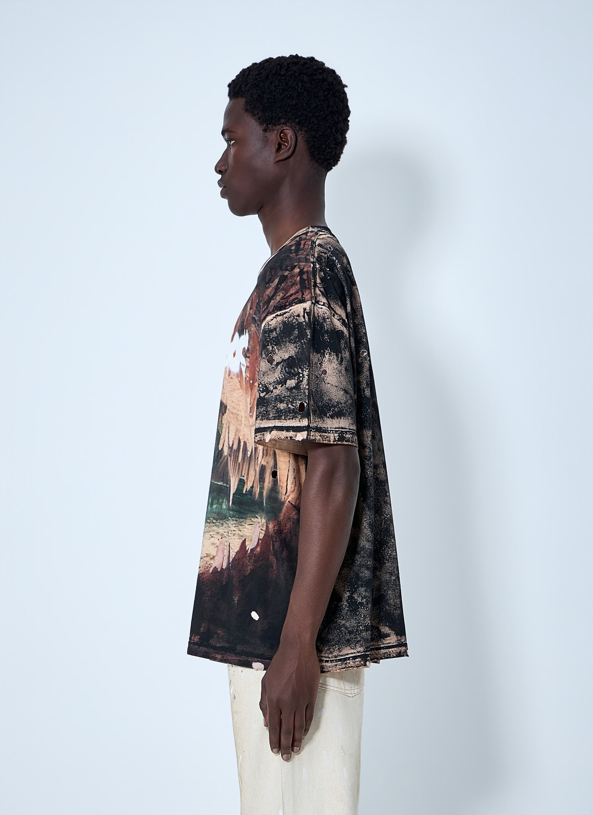 Acne Studios Men Graphic Print T-Shirt ACNE STUDIOS