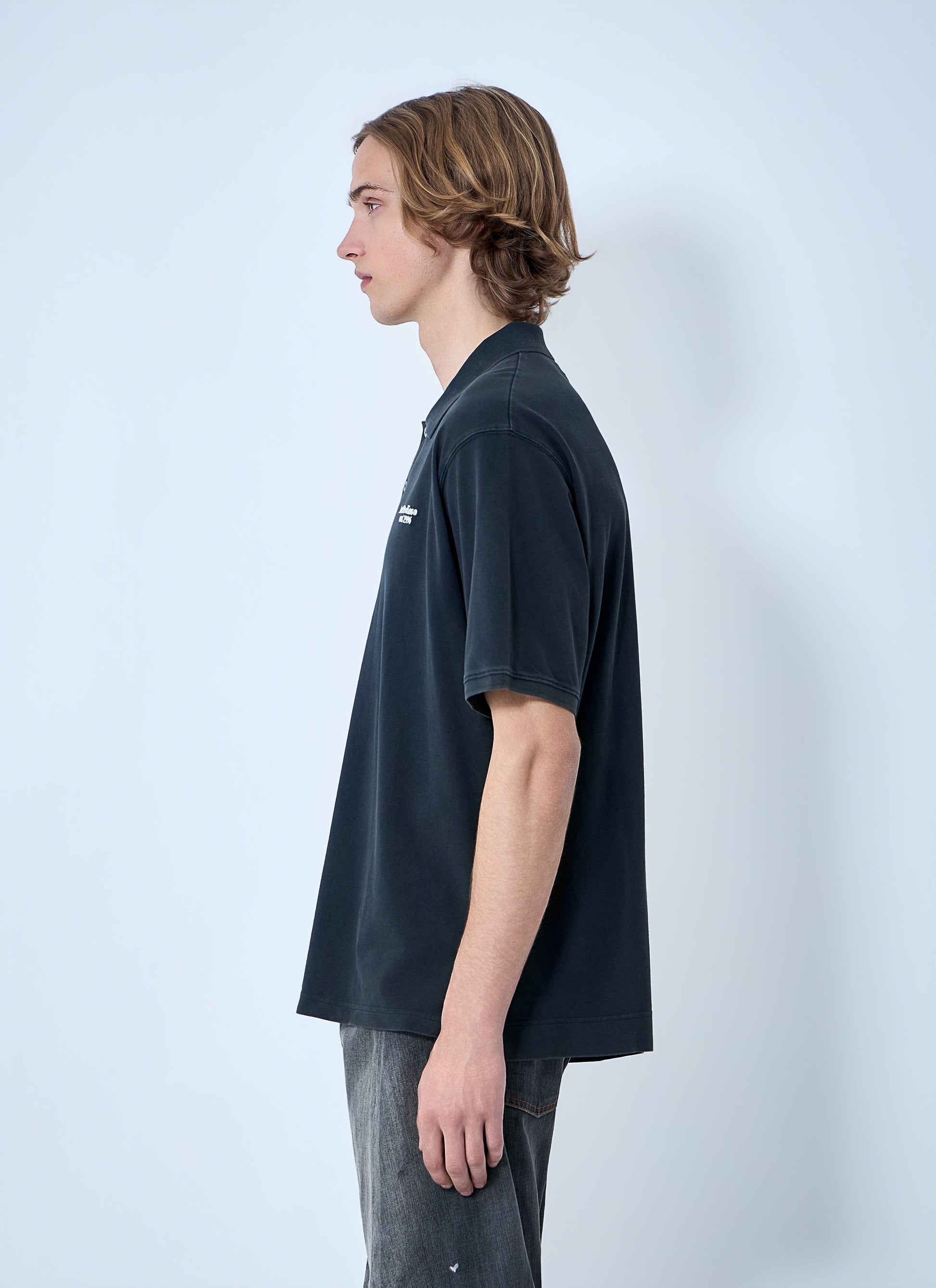 Acne Studios Men Piqué Polo Shirt ACNE STUDIOS