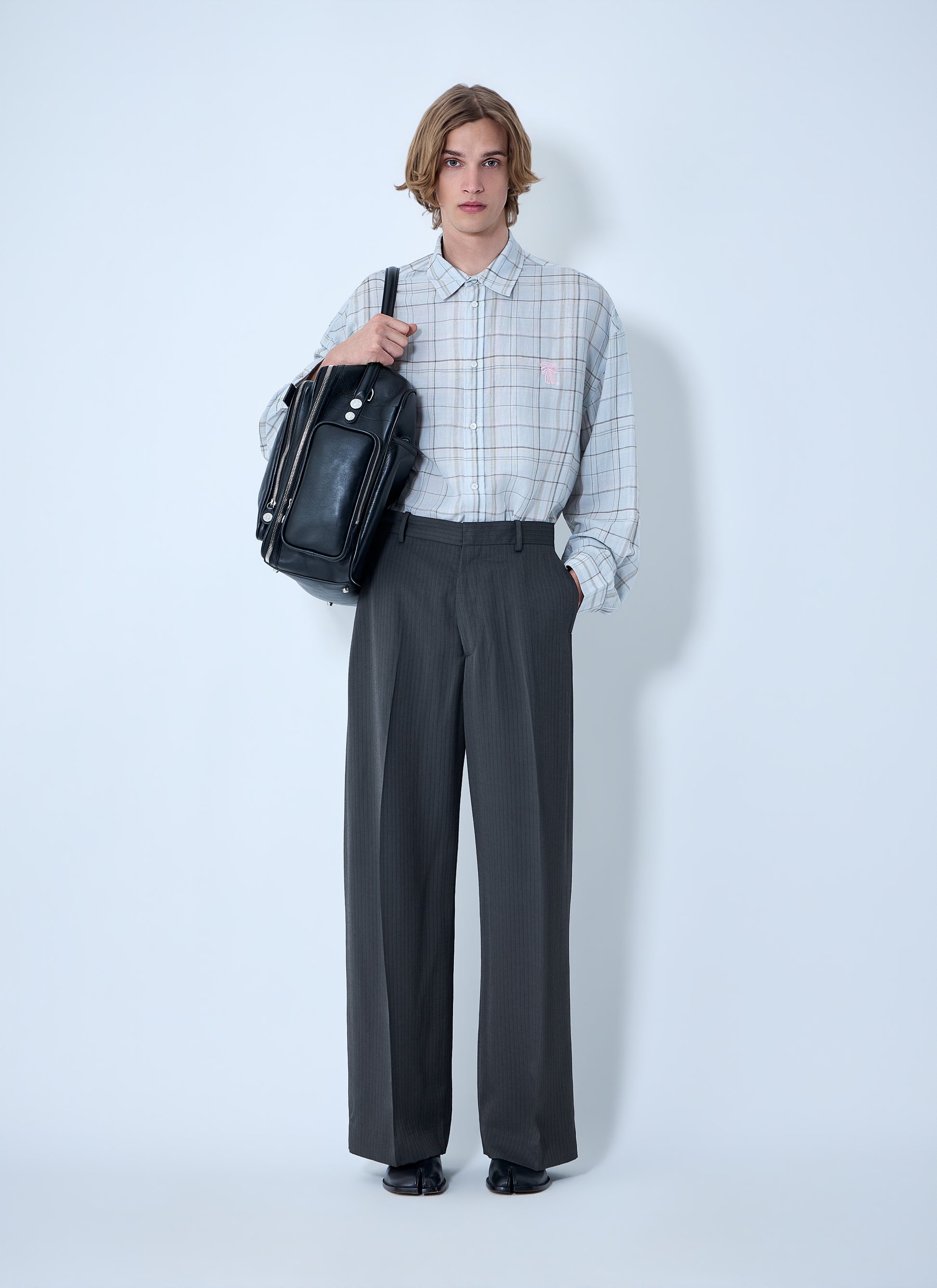 Acne Studios Men Wide-Leg Trousers ACNE STUDIOS