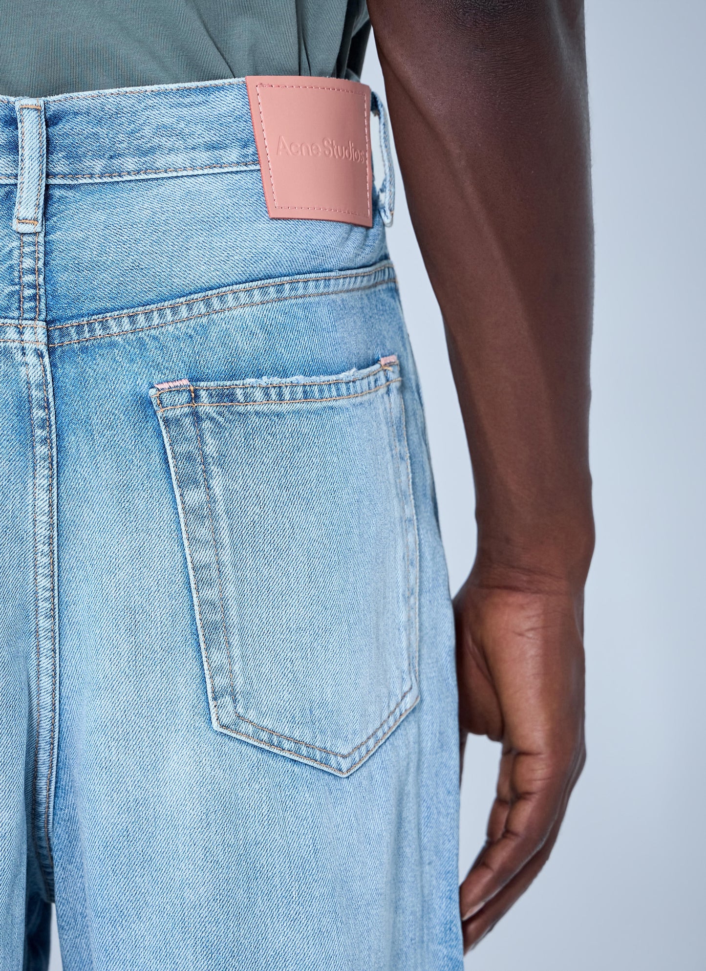 Acne Studios Men Distressed Denim Shorts ACNE STUDIOS