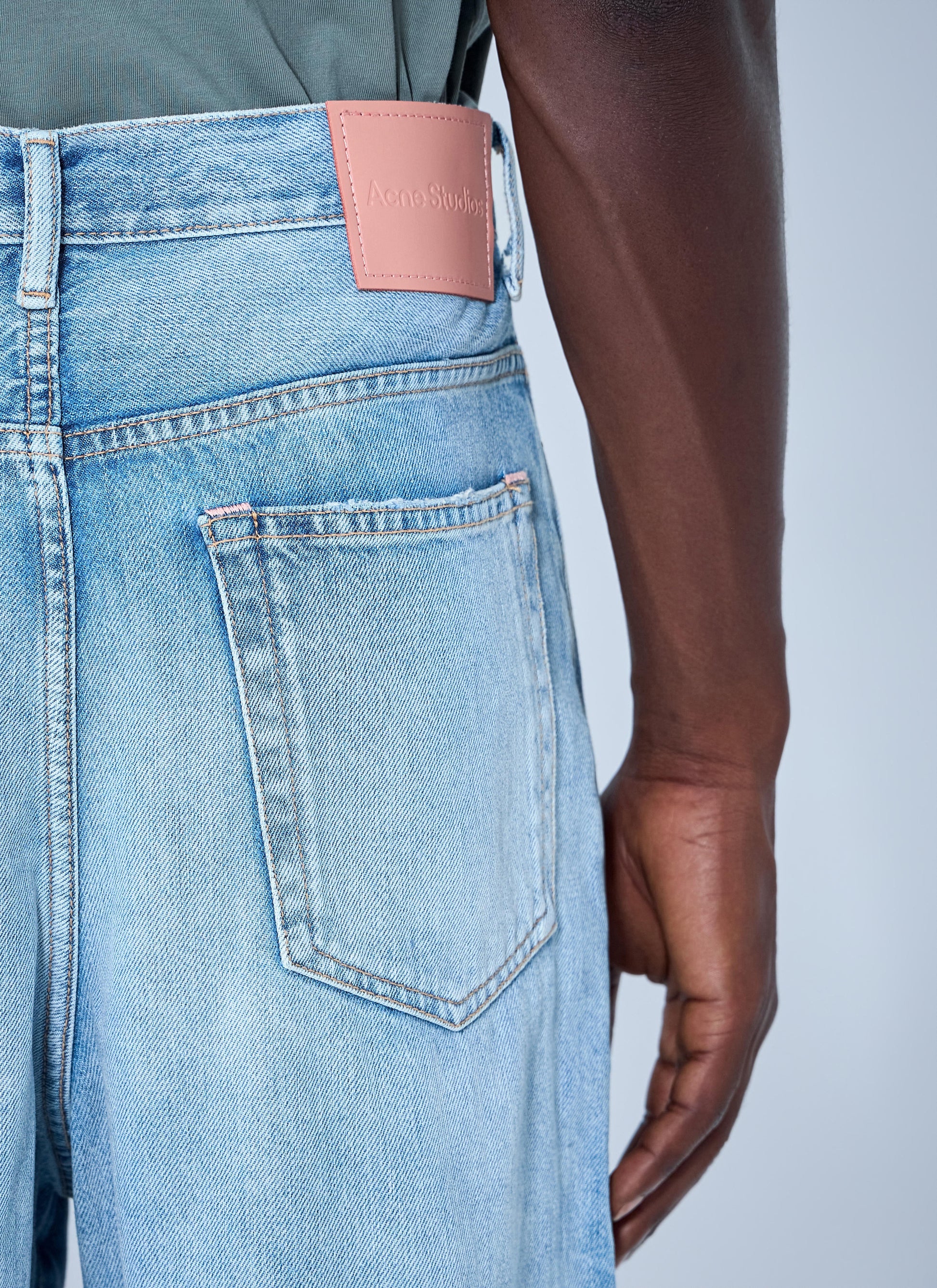 Acne Studios Men Distressed Denim Shorts ACNE STUDIOS