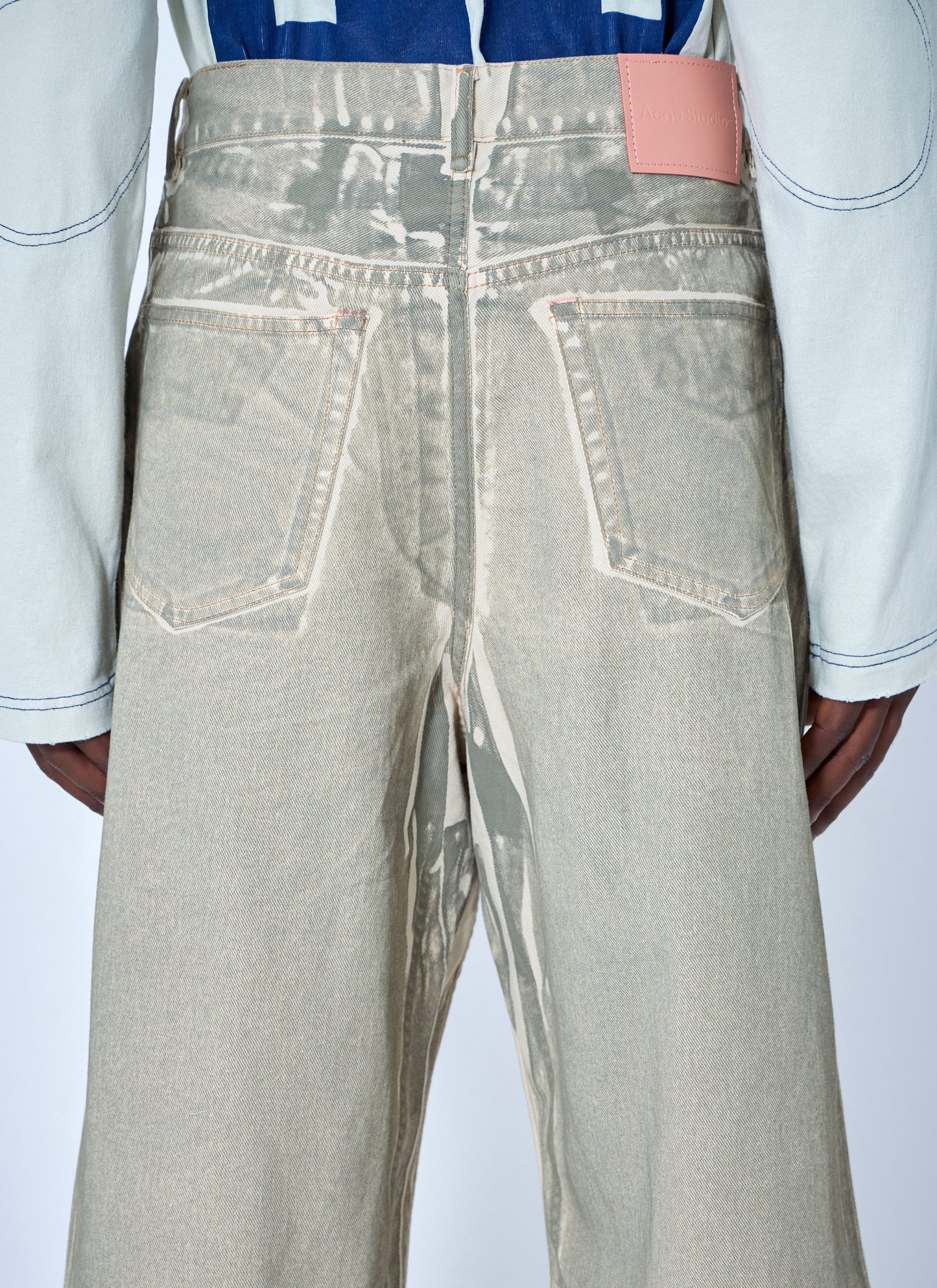 Acne Studios Men Wide-Leg Denim Shorts ACNE STUDIOS