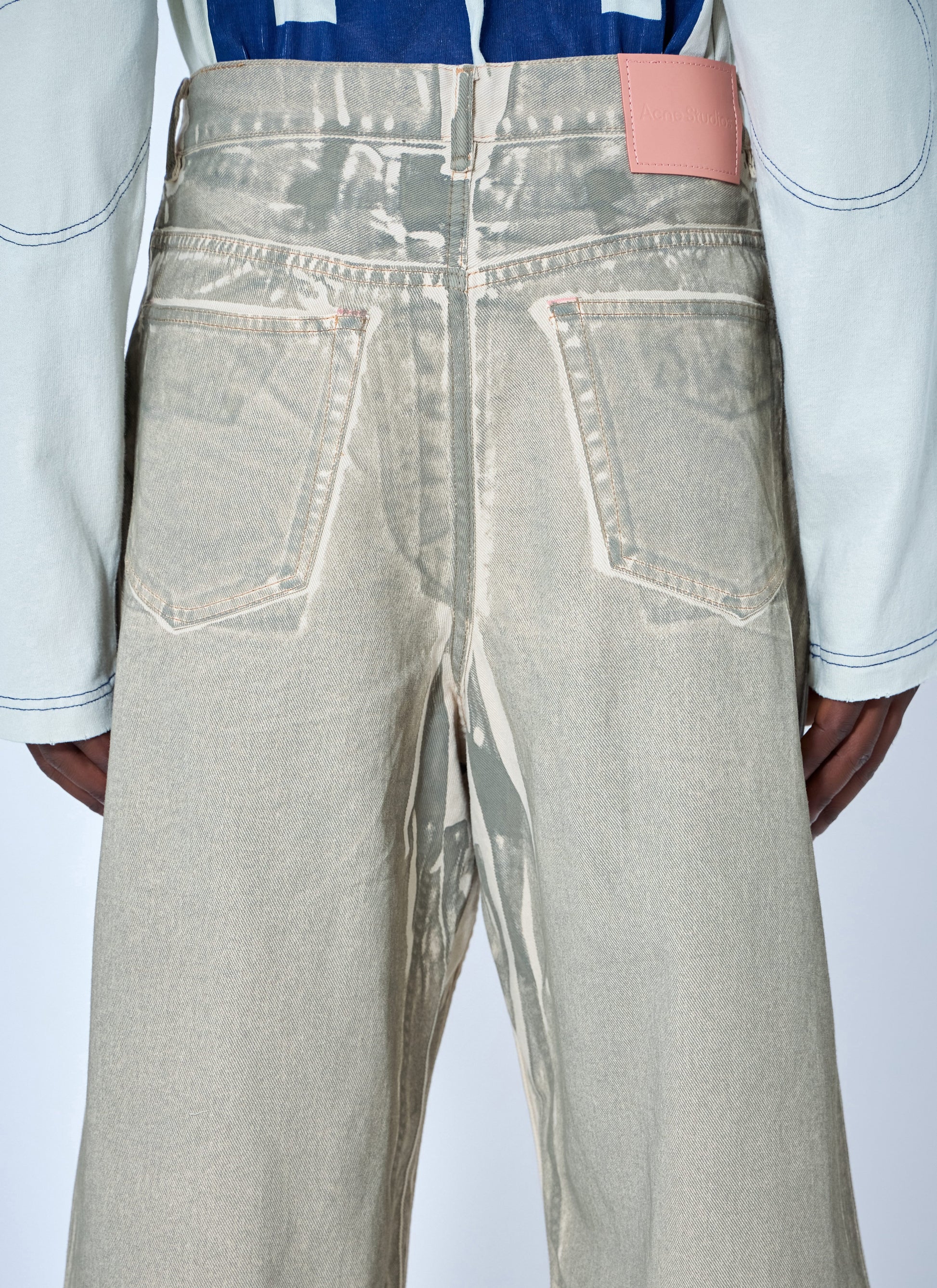 Acne Studios Men Wide-Leg Denim Shorts ACNE STUDIOS