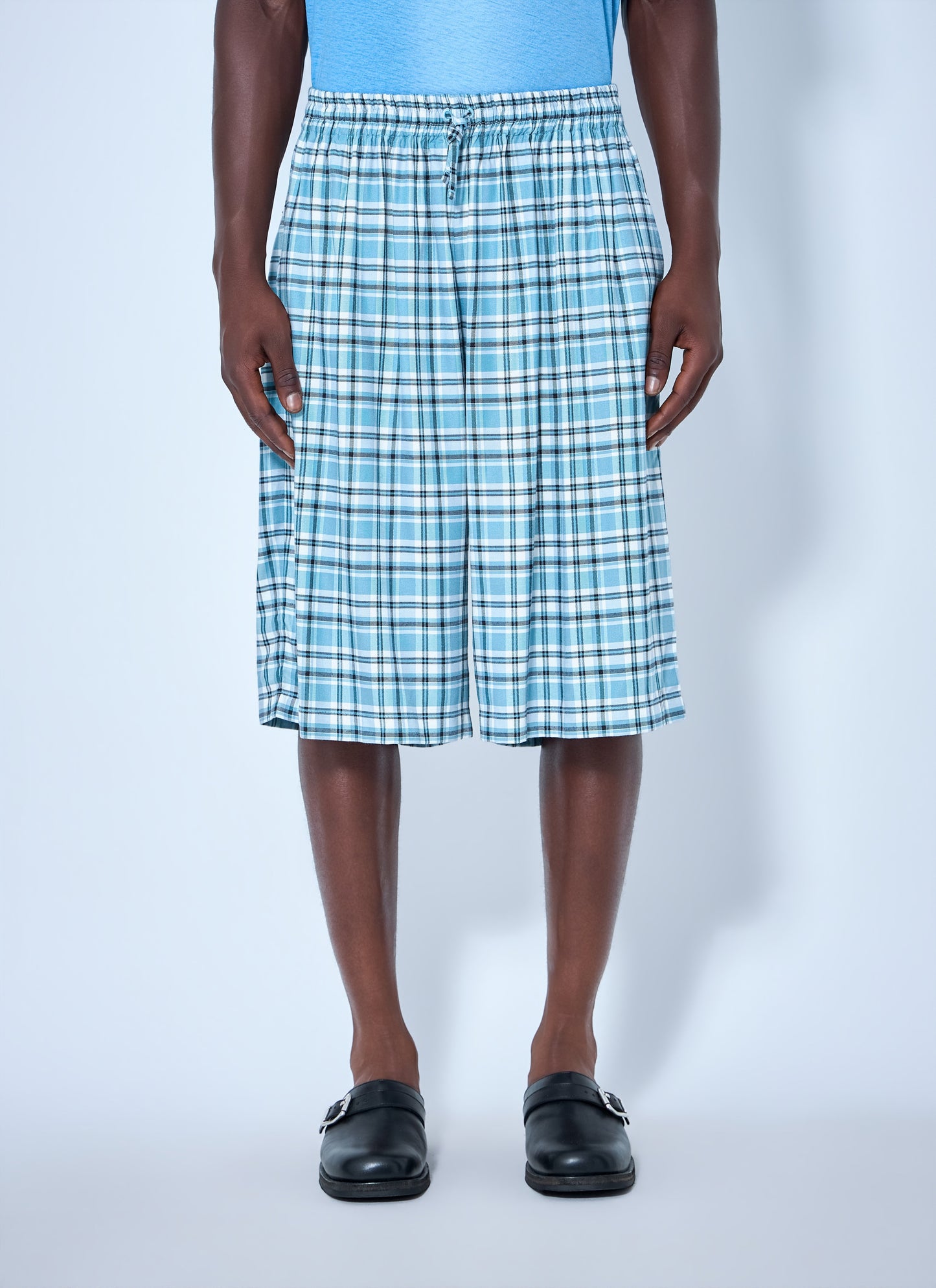 Acne Studios Men Casual Flannel Check Shorts ACNE STUDIOS