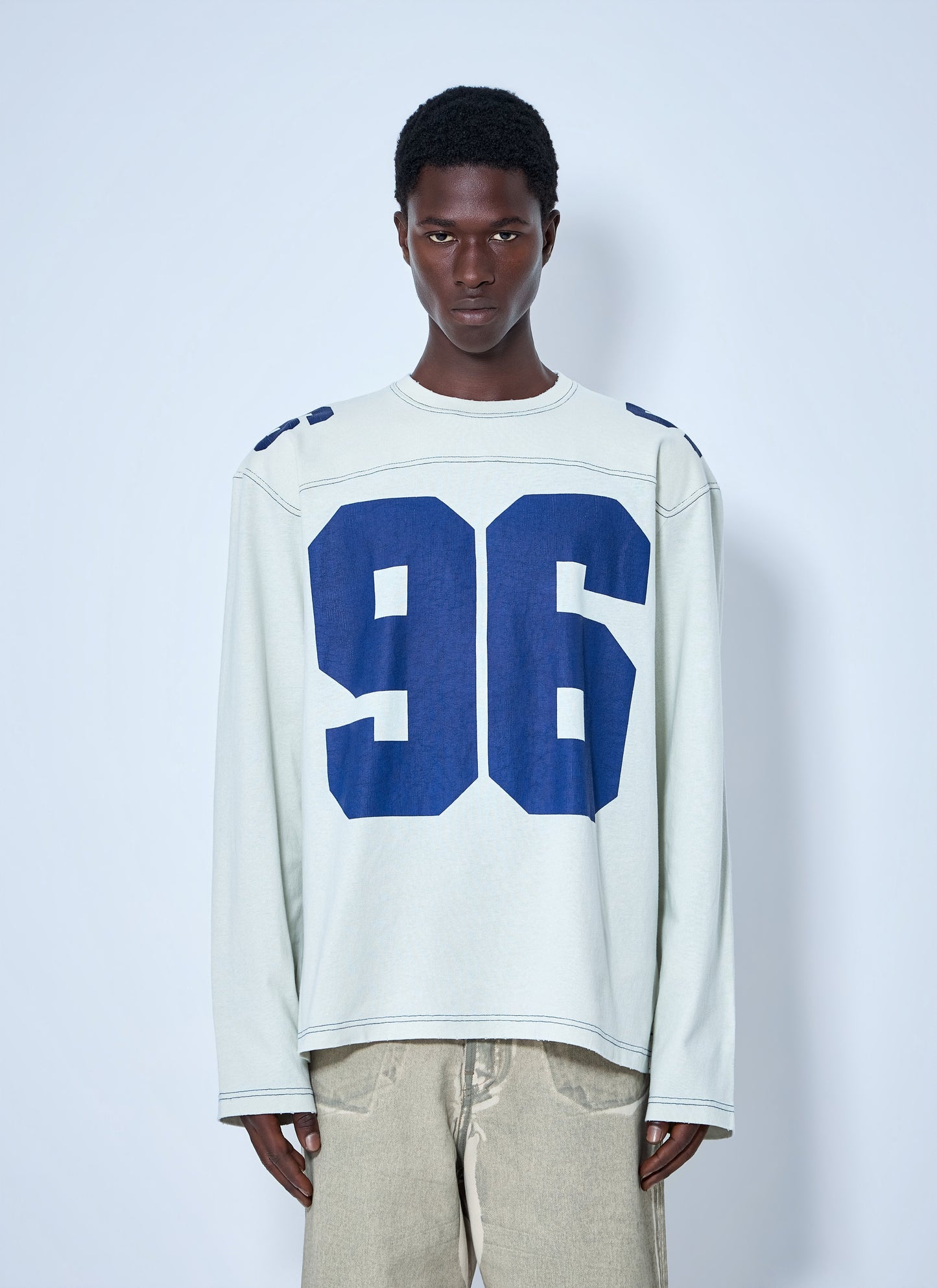 Acne Studios Men Long-Sleeve Crewneck T-Shirt ACNE STUDIOS