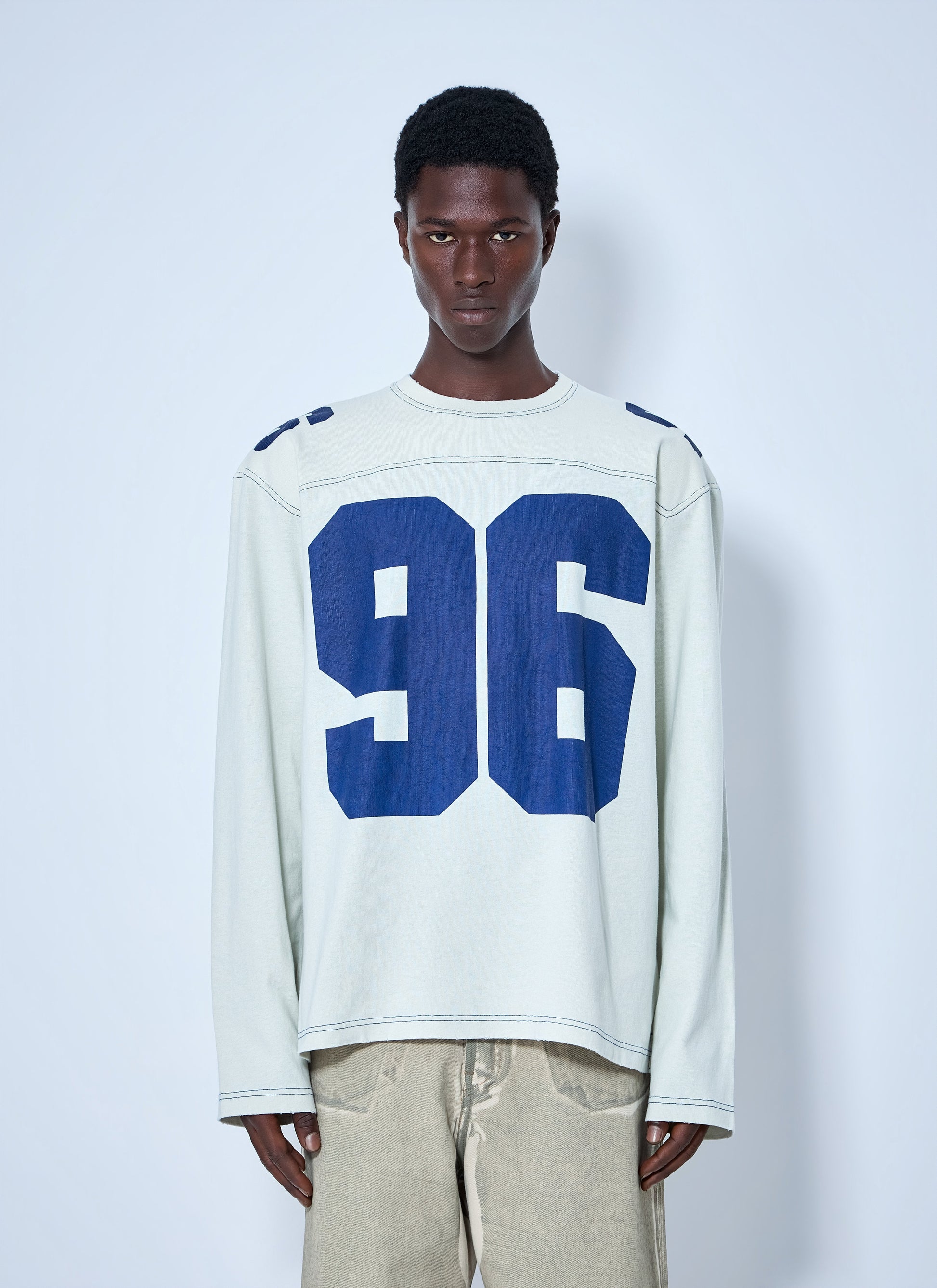 Acne Studios Men Long-Sleeve Crewneck T-Shirt ACNE STUDIOS