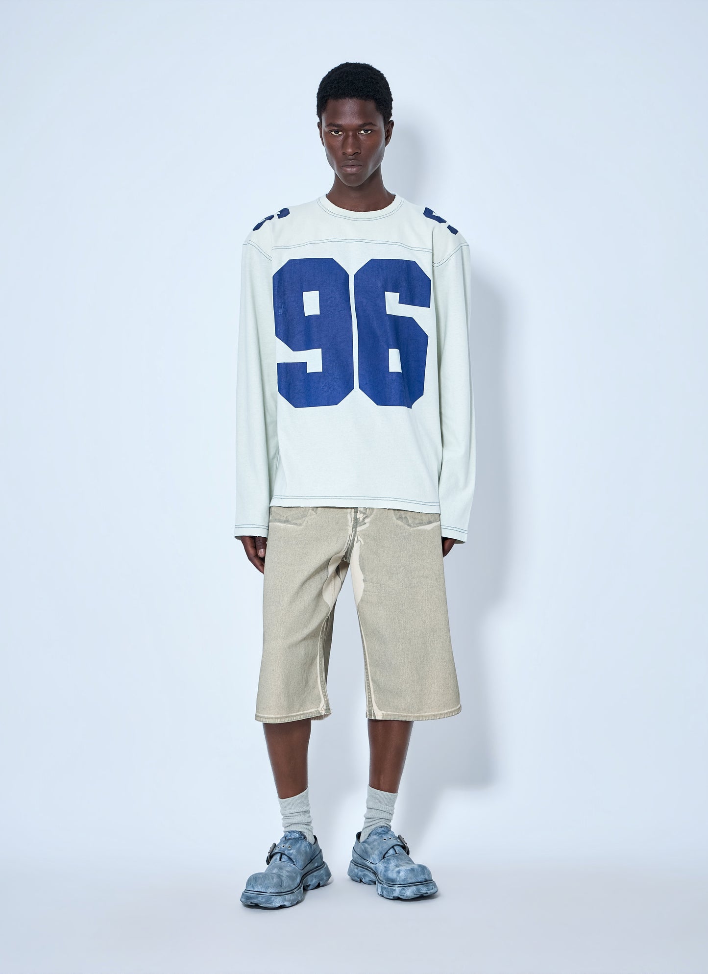 Acne Studios Men Long-Sleeve Crewneck T-Shirt ACNE STUDIOS