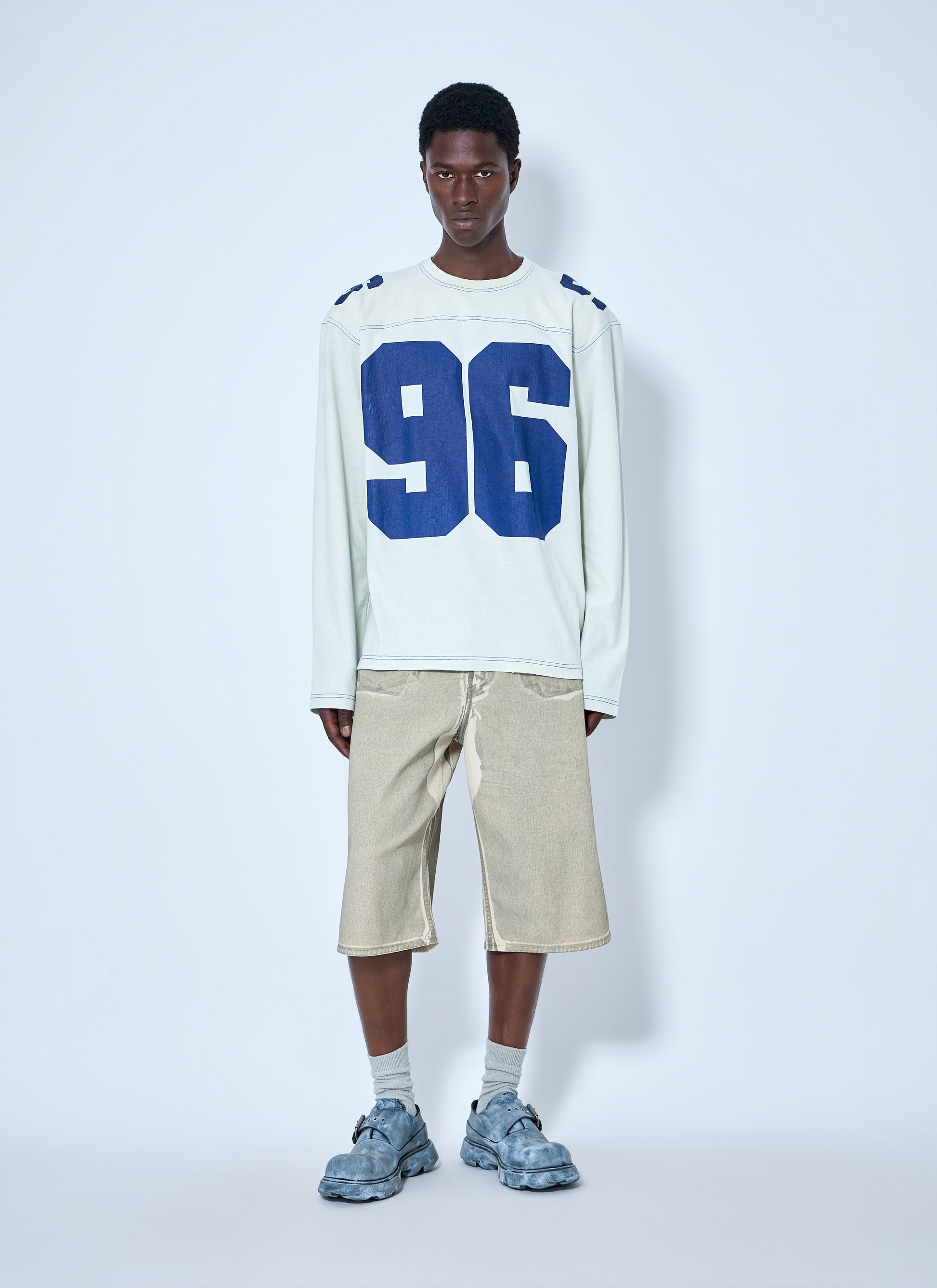 Acne Studios Men Long-Sleeve Crewneck T-Shirt ACNE STUDIOS